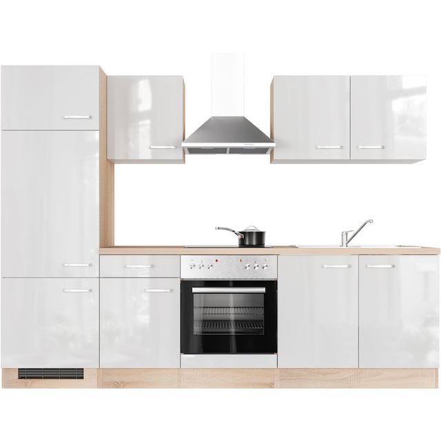 Flex-Well Küche »Florenz«, mit E-Geräten, Breite 270 cm, in vielen  Farbvarianten erhältlich bequem kaufen