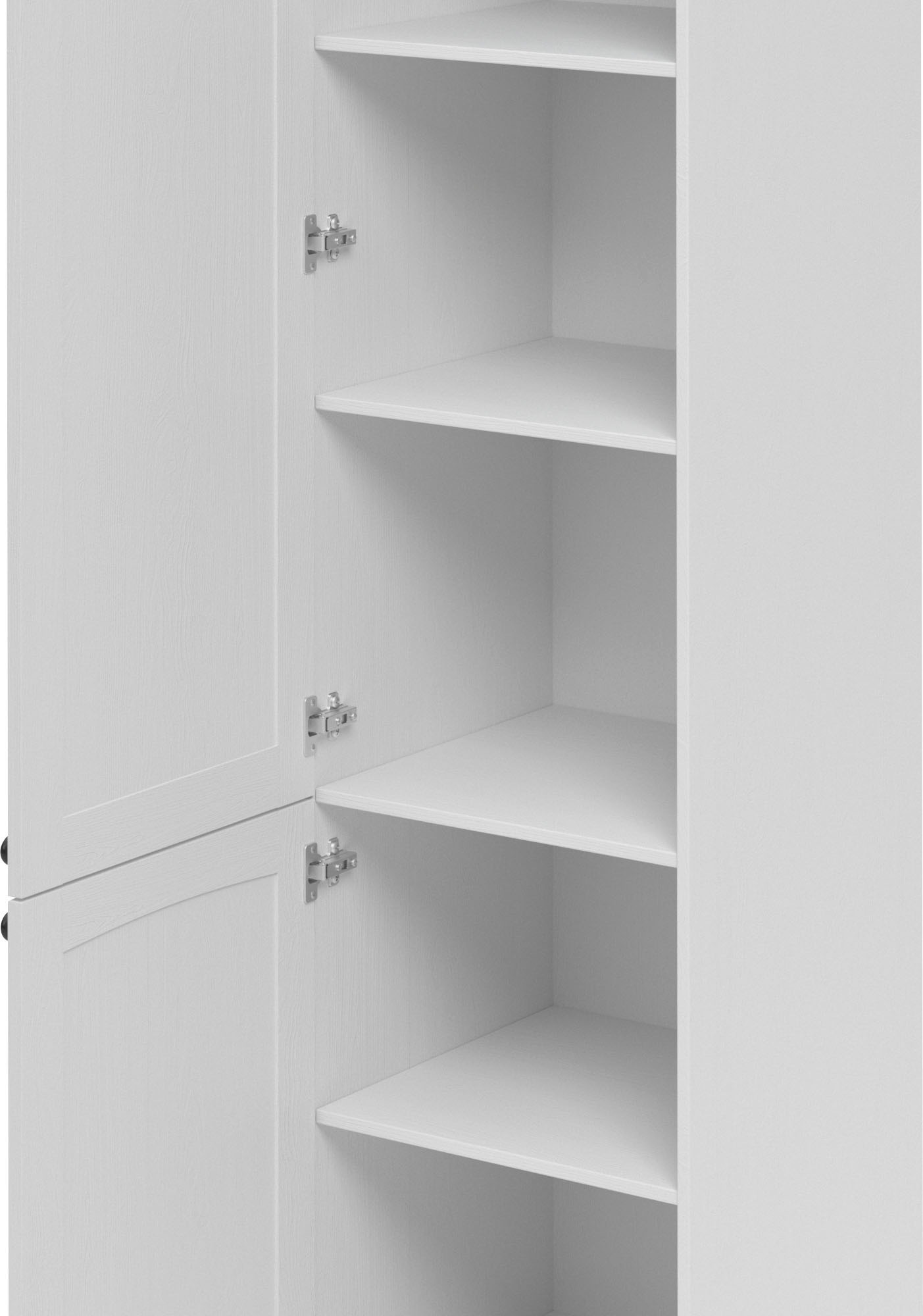 KOCHSTATION Hochschrank »KS-Osby«, (1 St.), Kiefer massiv, Breite 50 cm, 2 Türen, 4 Einlegeböden