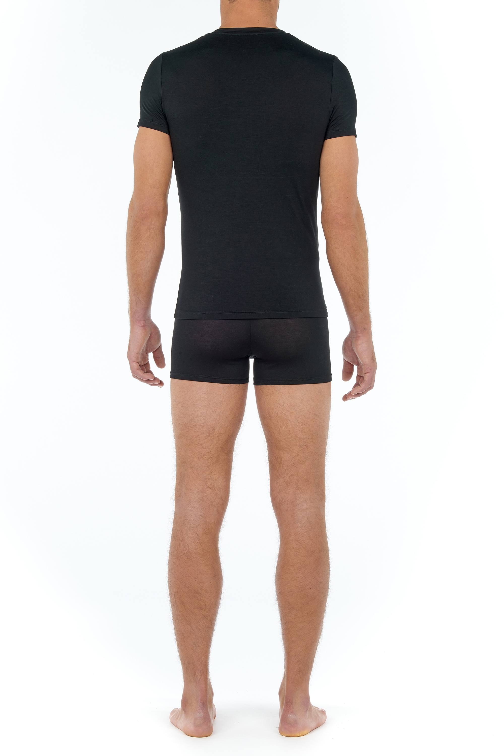 Hom V-Shirt »Tencel soft«, Kurzarm, weich, elastisch
