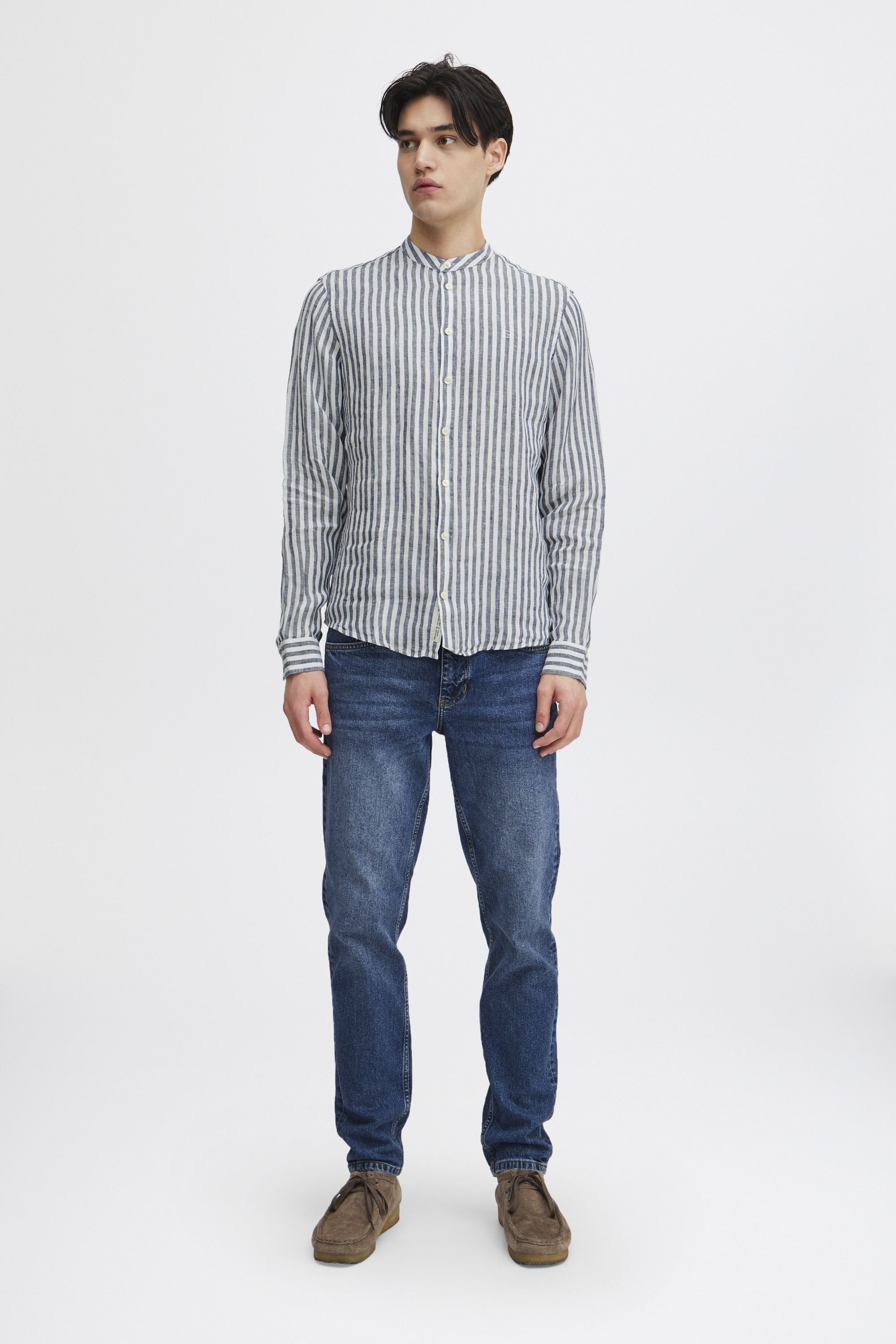 Casual Friday Langarmhemd »Langarmhemd CFANTON LS CC linen striped shirt«