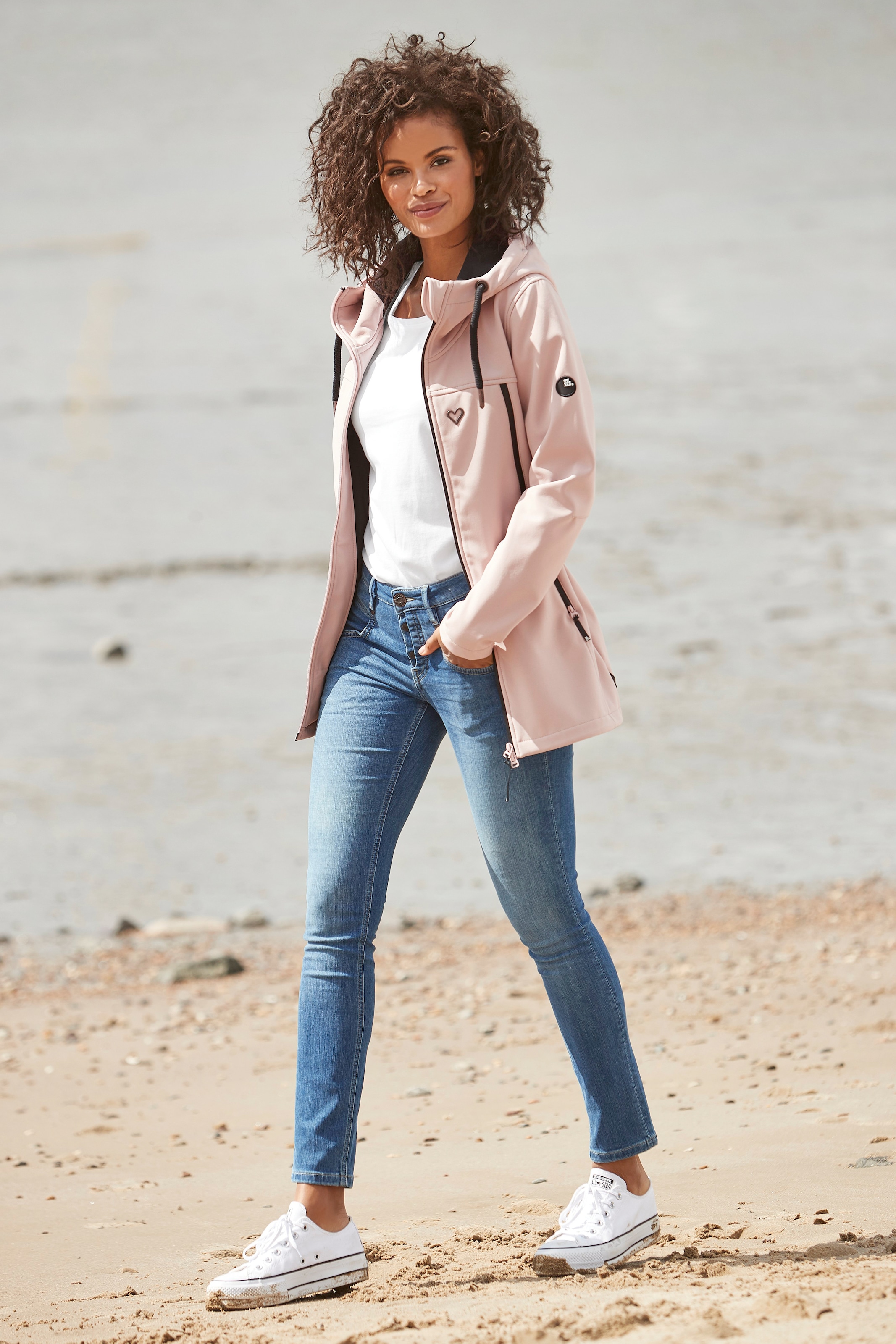 GANG Skinny-fit-Jeans »94MEDINA«, mit stylischer halb offener Knopfleiste