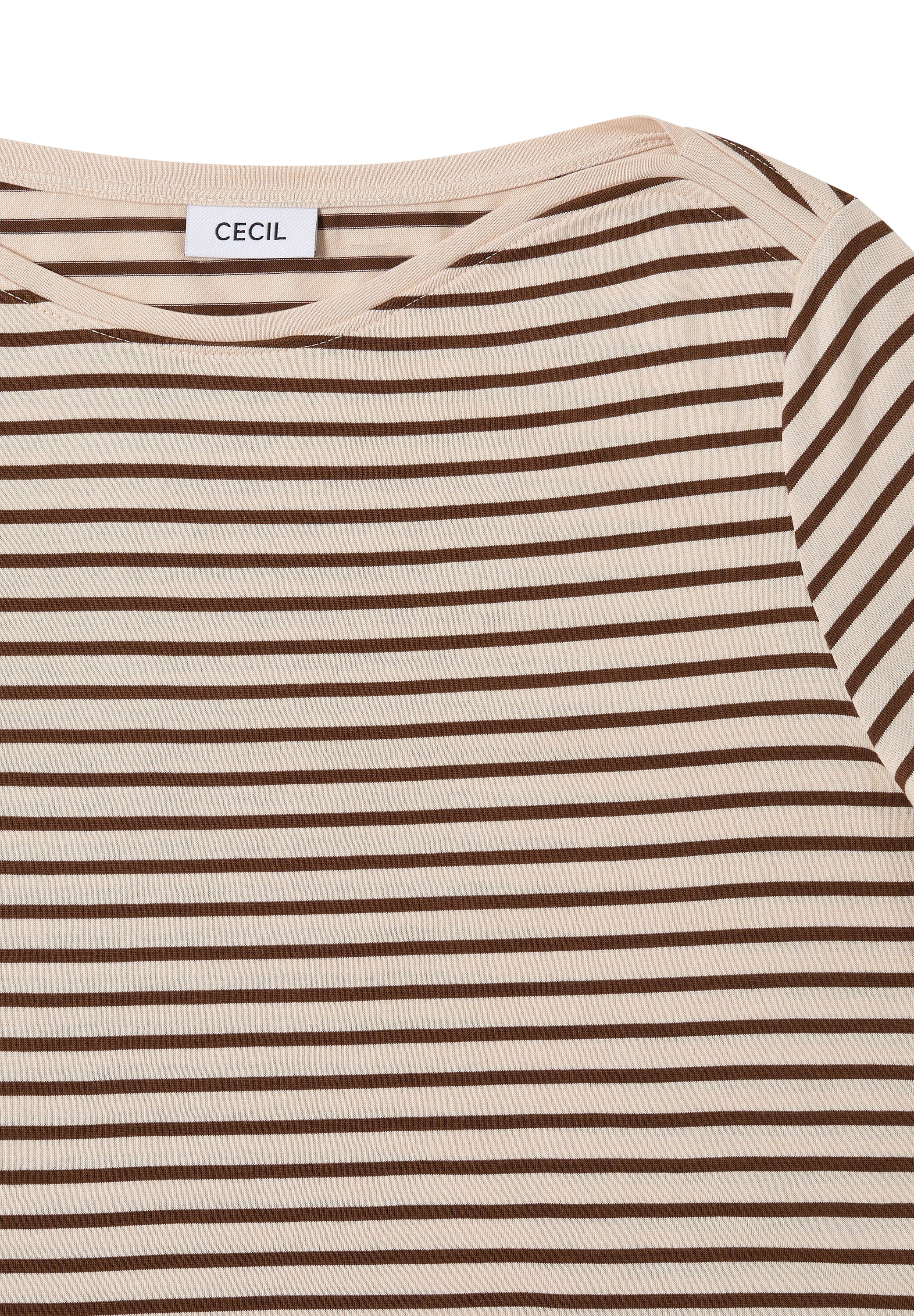 Cecil 3/4-Arm-Shirt, mit Streifen Muster
