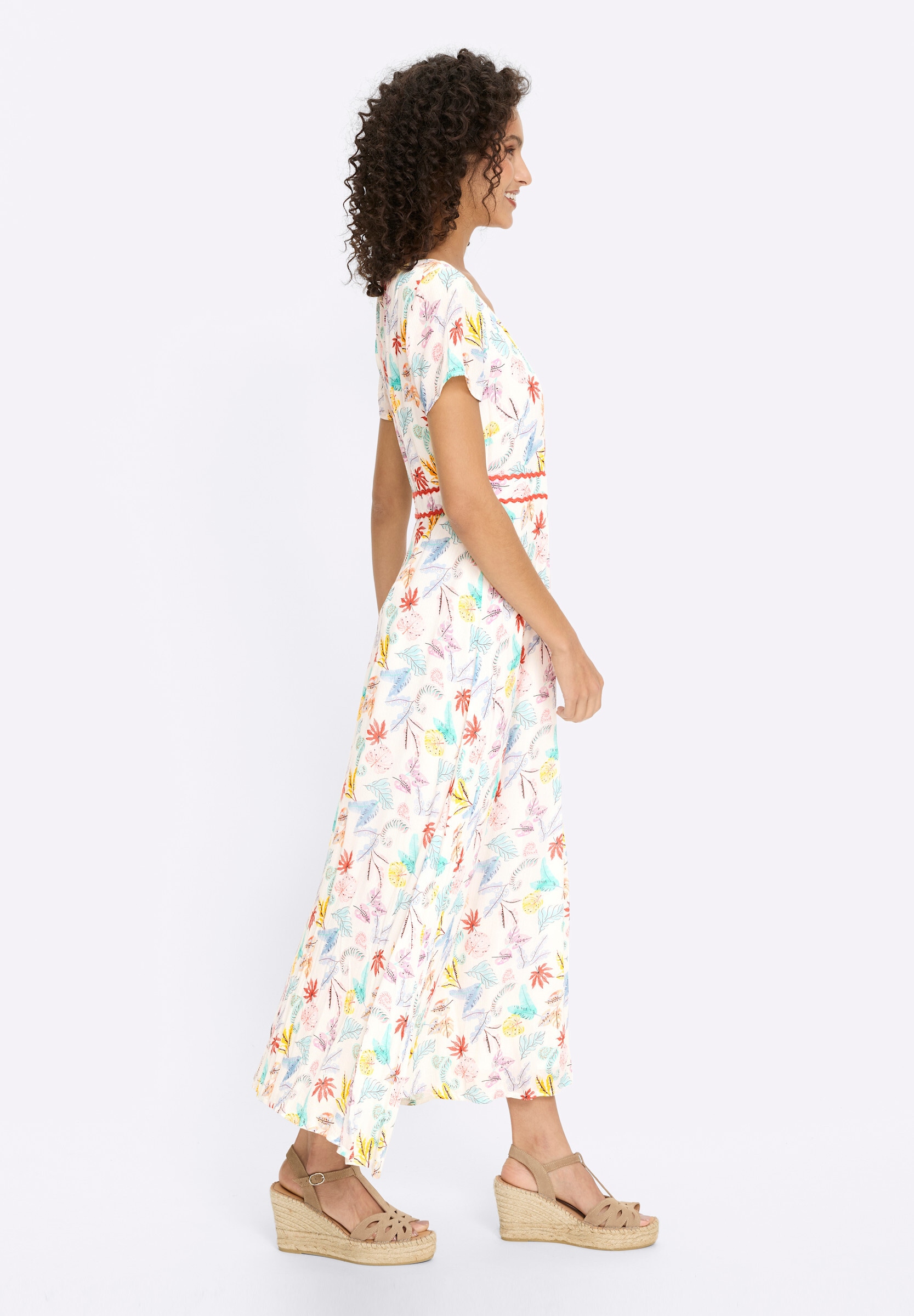 heine Sommerkleid »Druck-Kleid Webkleid« Ohne Taschen