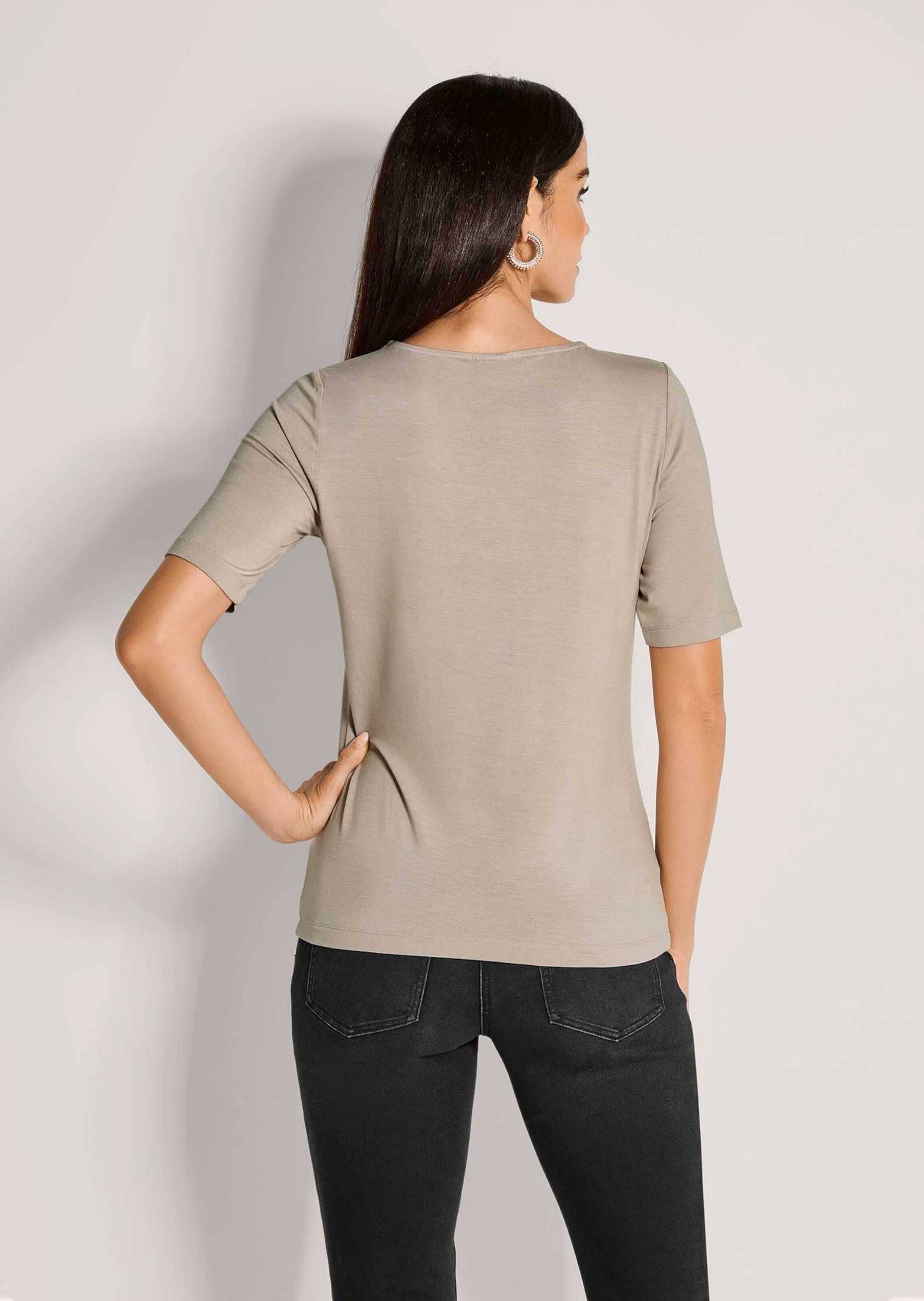 MADELEINE Kurzarmshirt »Shirt Glamouröses Oberteil mit Straßsteinen«