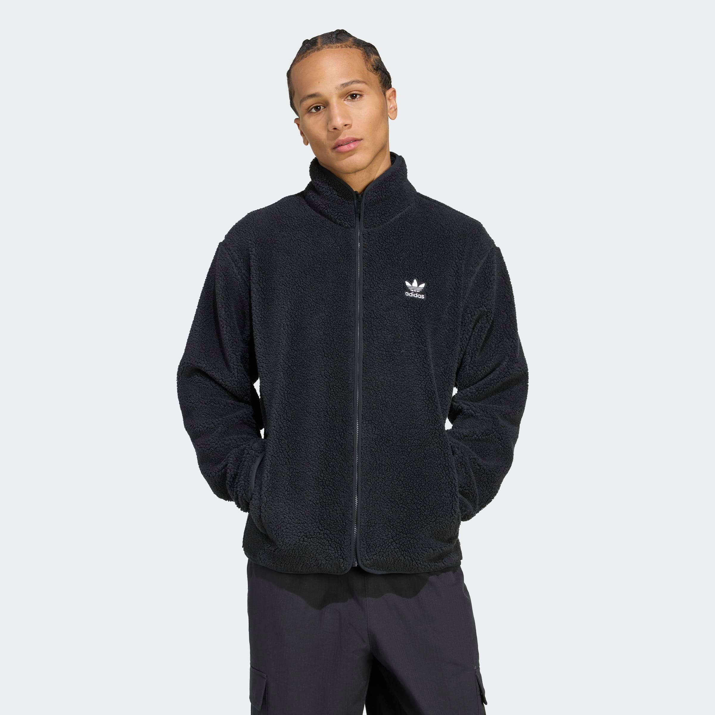 adidas Originals Fleecepullover »TREFOIL ESSENTIALS TEDDY FLEECE«
