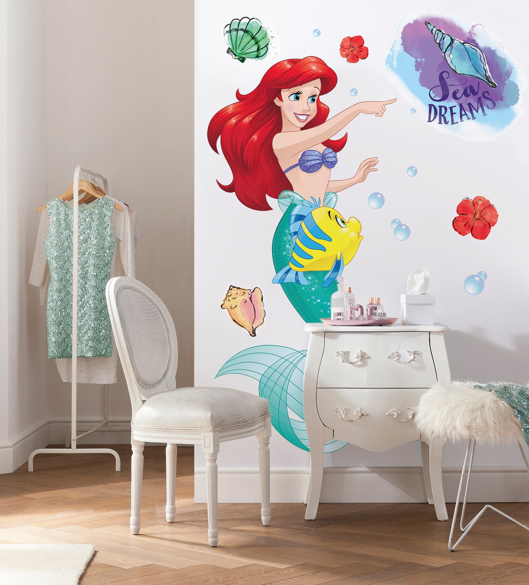 Komar Vliestapete »Selbstklebende Vlies   - Ariel XXL - Größe 127 x 200 cm« bedruckt glatt Kinderzimmer