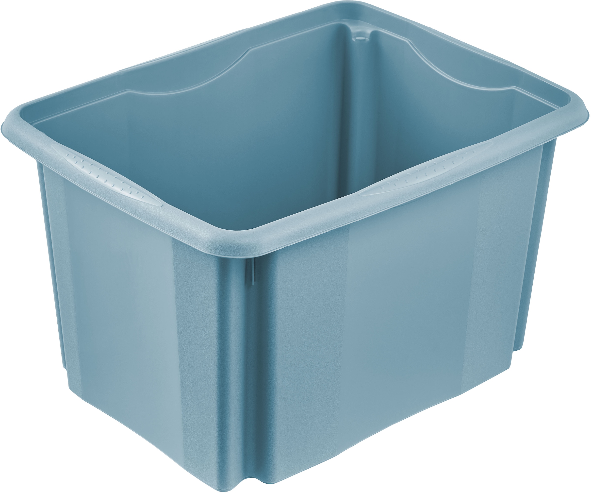 keeeper Aufbewahrungsbox »Emil, Box mit Deckel, 2er Set, 30 L, 45 x 35 x 27 cm« ineinander und aufeinander stapelbar