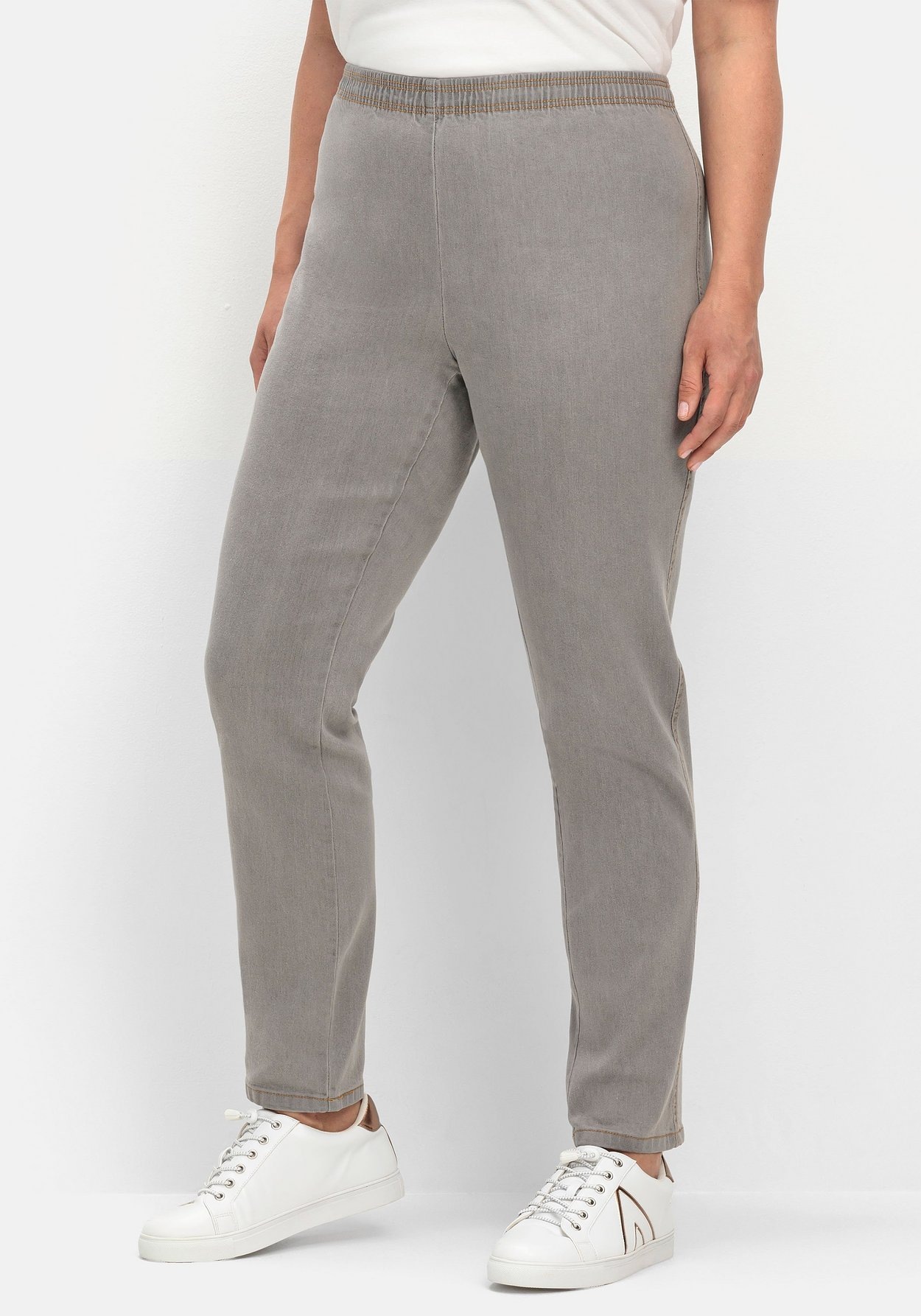 Sheego Jeansjeggings »Schmale Jeans mit Stretchbund, in schmaler Beinform«