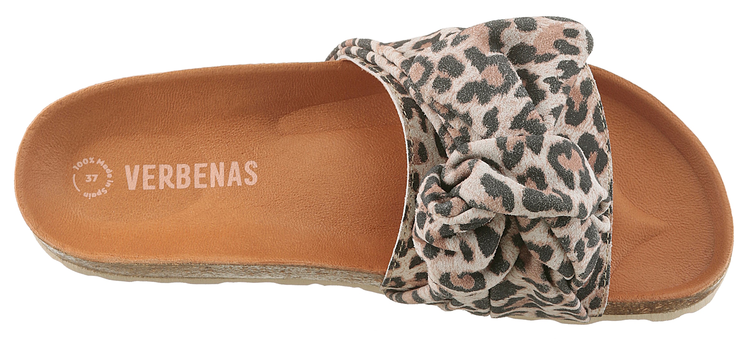 VERBENAS Pantolette »Roxy Roda«, Sommerschuh, Schlappen, Urlaubschuh, Strandschuh zum Schlupfen