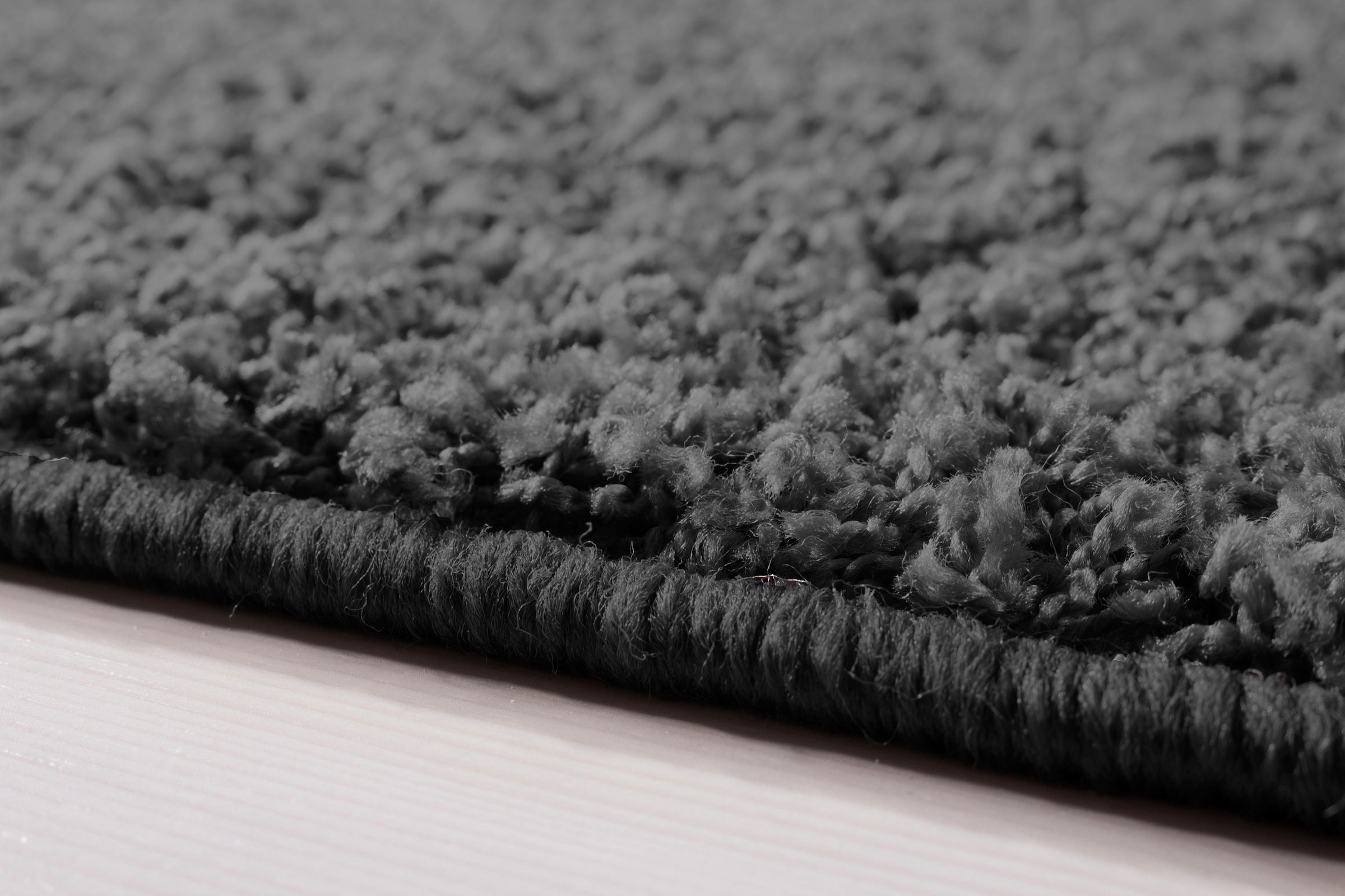 Andiamo Teppich »Shaggy uni«, rechteckig, 15 mm Höhe, Wohnzimmer