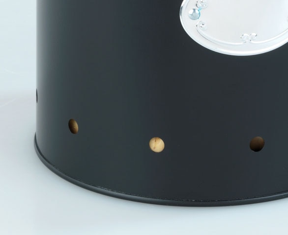 WENKO Vorratsdose »Modell Nero«, (1 tlg.), luftdurchlässige Dose im Retro-Design, ideal für Zwiebeln & Kartoffeln
