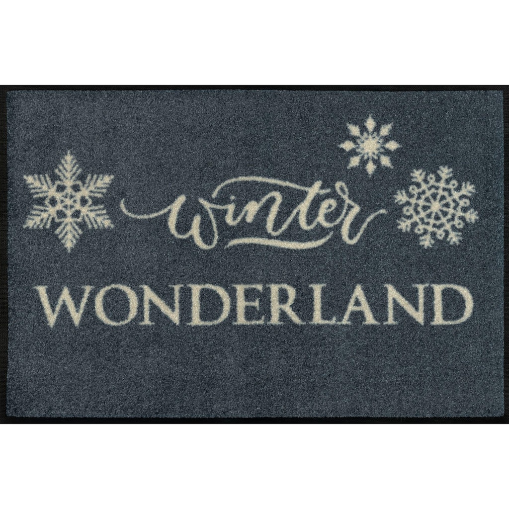 wash+dry by Kleen-Tex Fußmatte »Winter Wonderland«, rechteckig