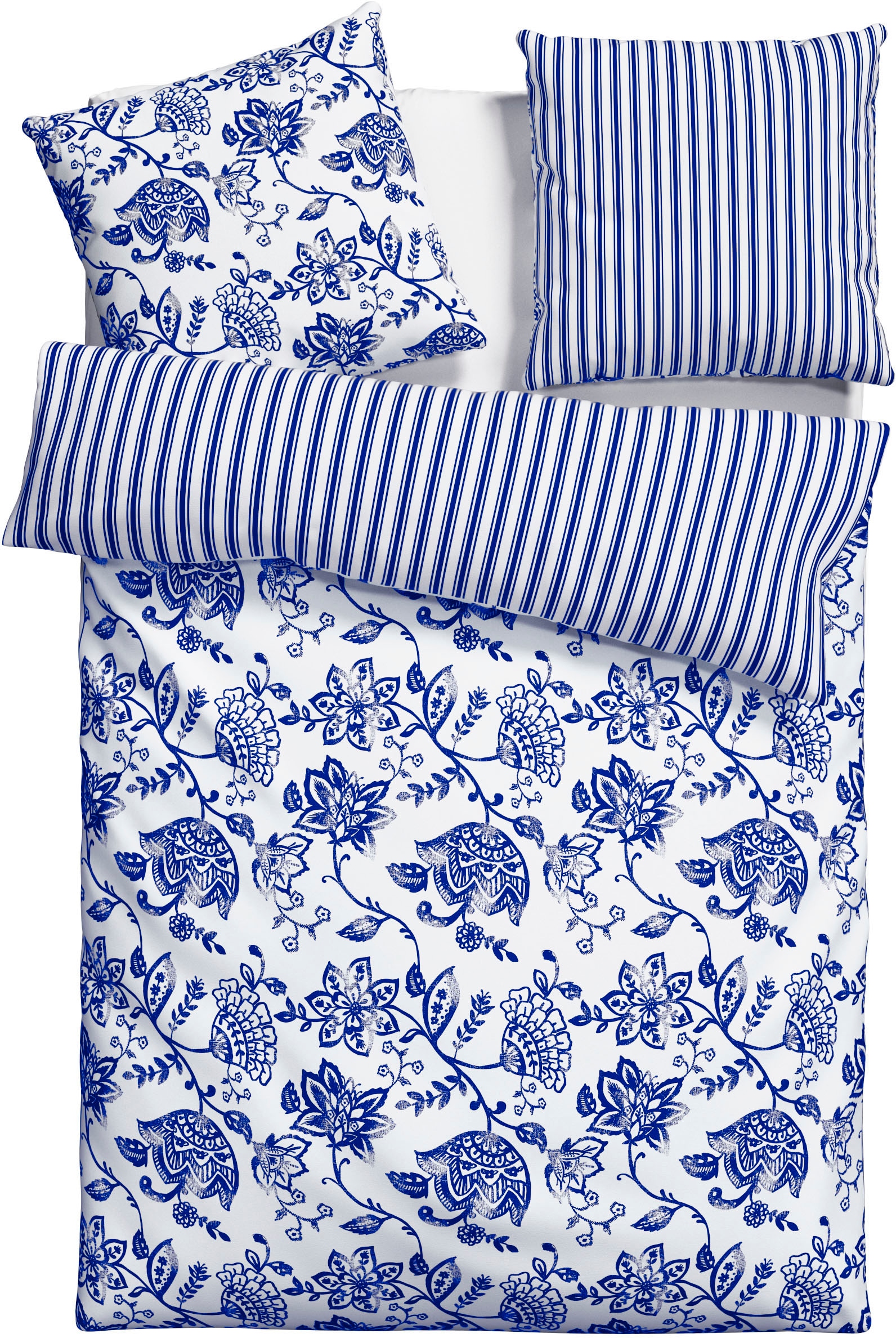 OTTO home Bettwäsche »Nordby« 2 Stk. Bettwäsche aus Baumwolle, skandinavisches Design, ab Größe 135x200 cm