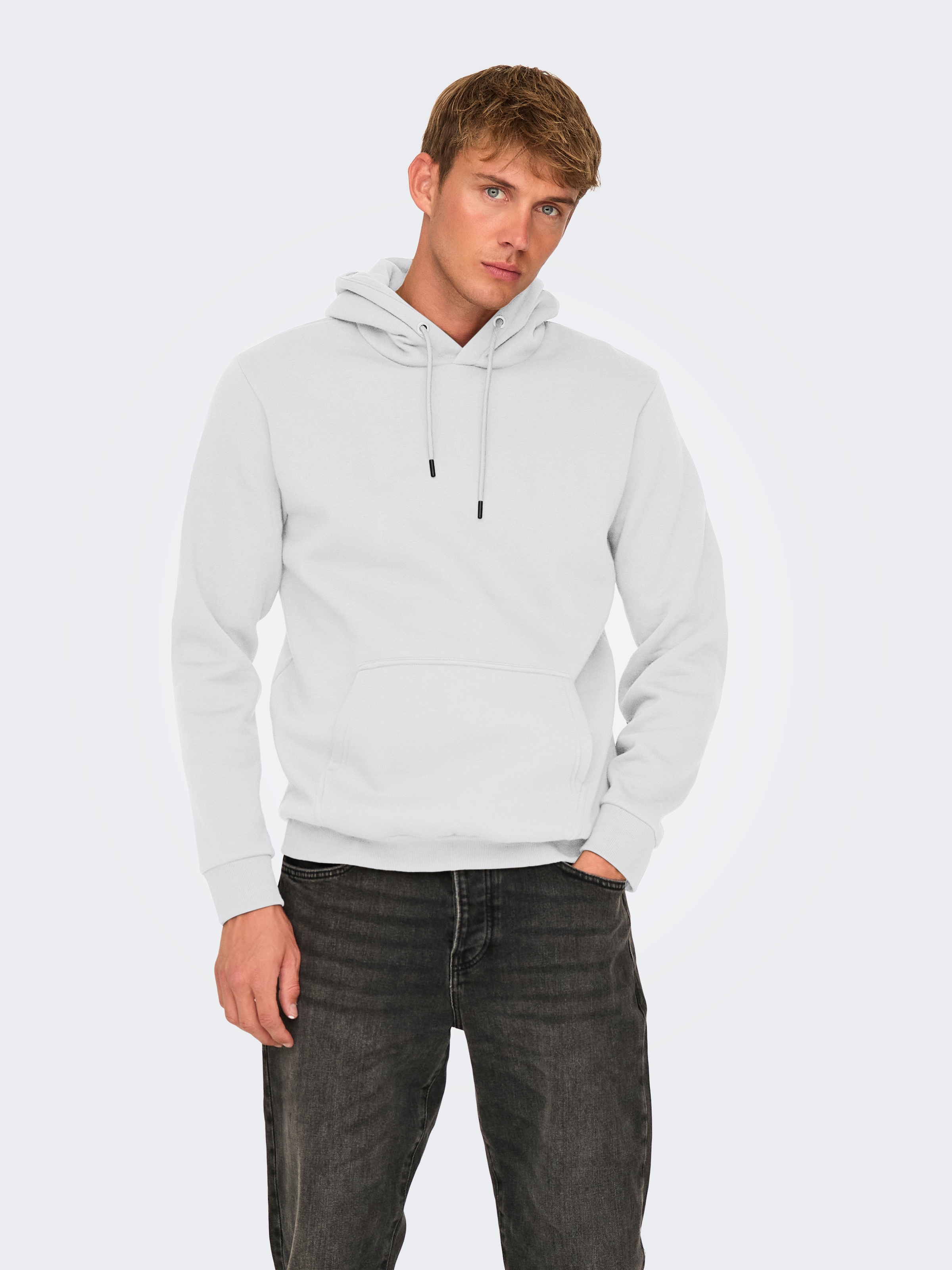 ONLY & SONS Kapuzensweatshirt »ONSCERES HOODIE SWEAT NOOS«, Baumwollmischung, regular fit
