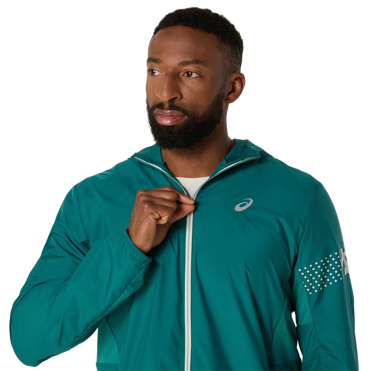 Asics Laufjacke »ASICS ICON JACKET«, mit Kapuze