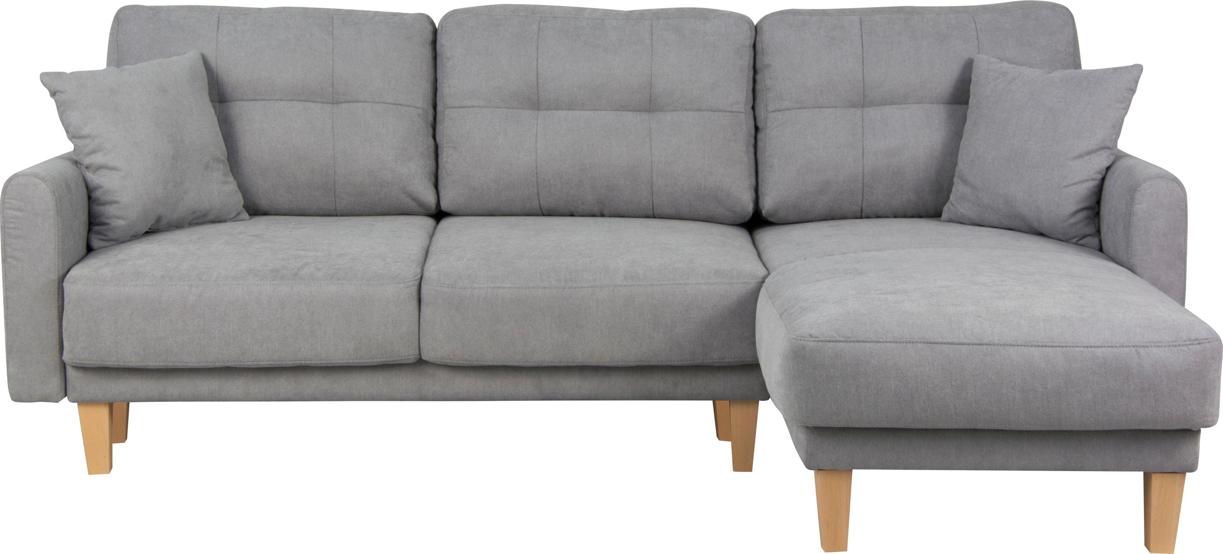 Home affaire Ecksofa »TRIPLO optionale Schlafsofa mit Bettkasten, Maße B/T/H: 234/164/89 cm«, L-Form wahlweise mit Bettfunktion - Liegefläche 132x210 cm