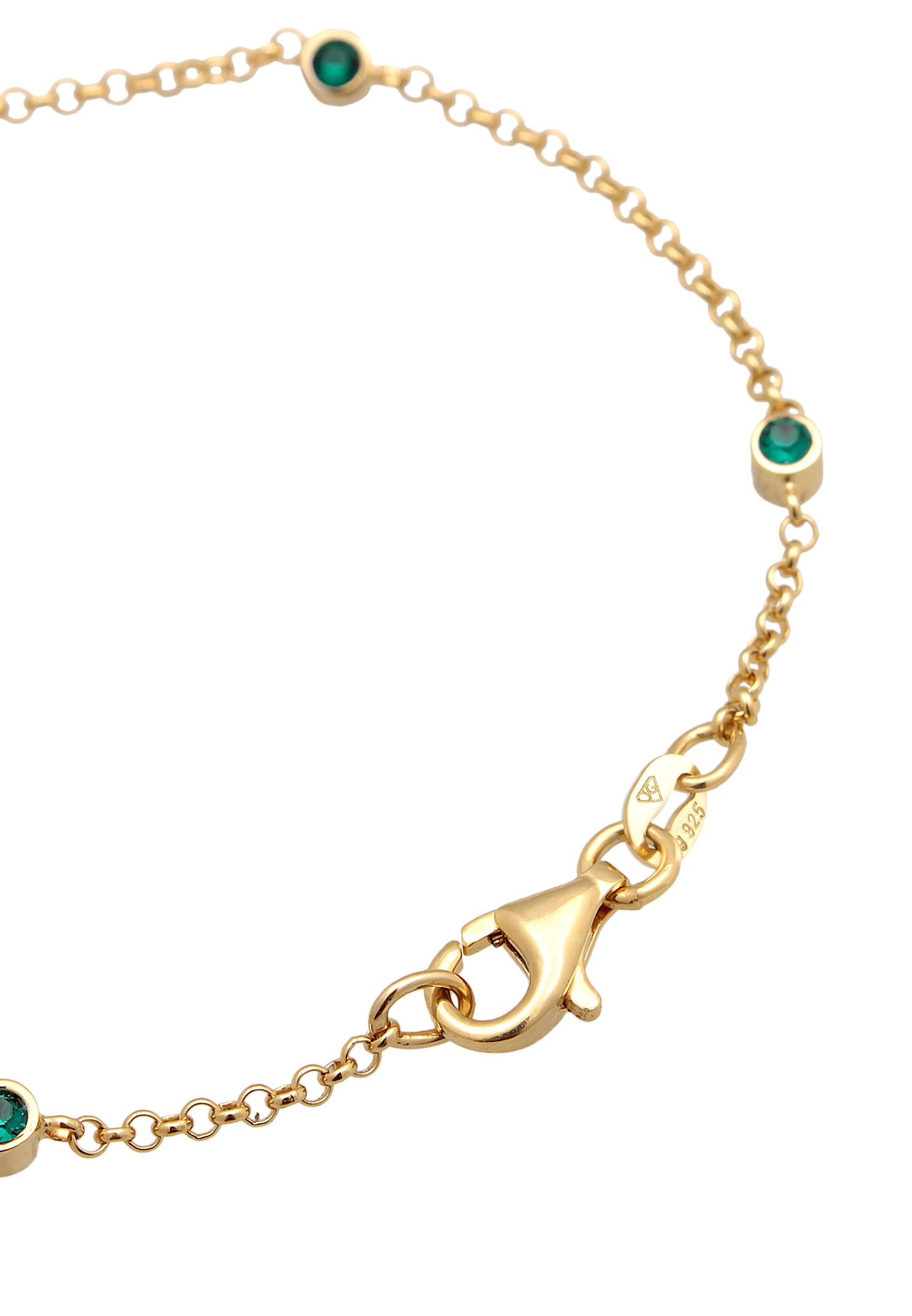 Elli Armkette »Armband Kristalle Eleganz Basic 925 Silber«