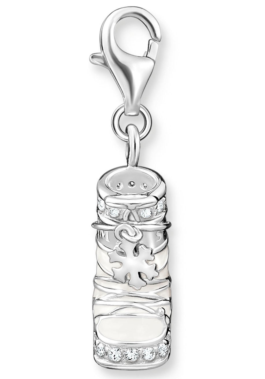 THOMAS SABO Charm-Einhänger »Schneeschuh, 1904-041-14«, mit Zirkonia (synth.)