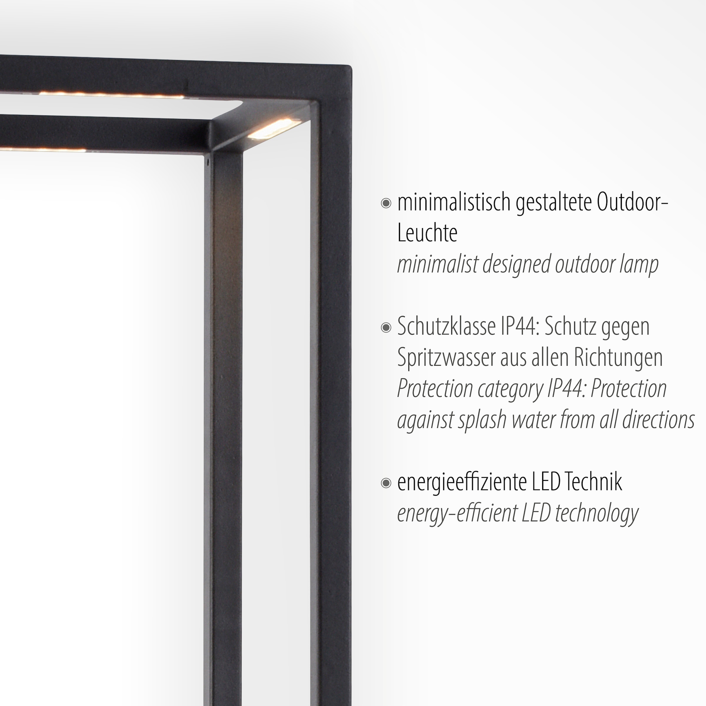 Paul Neuhaus Gartenleuchte »TUNA«, 4 flammig, Leuchtmittel LED-Board | LED fest integriert, LED, IP44
