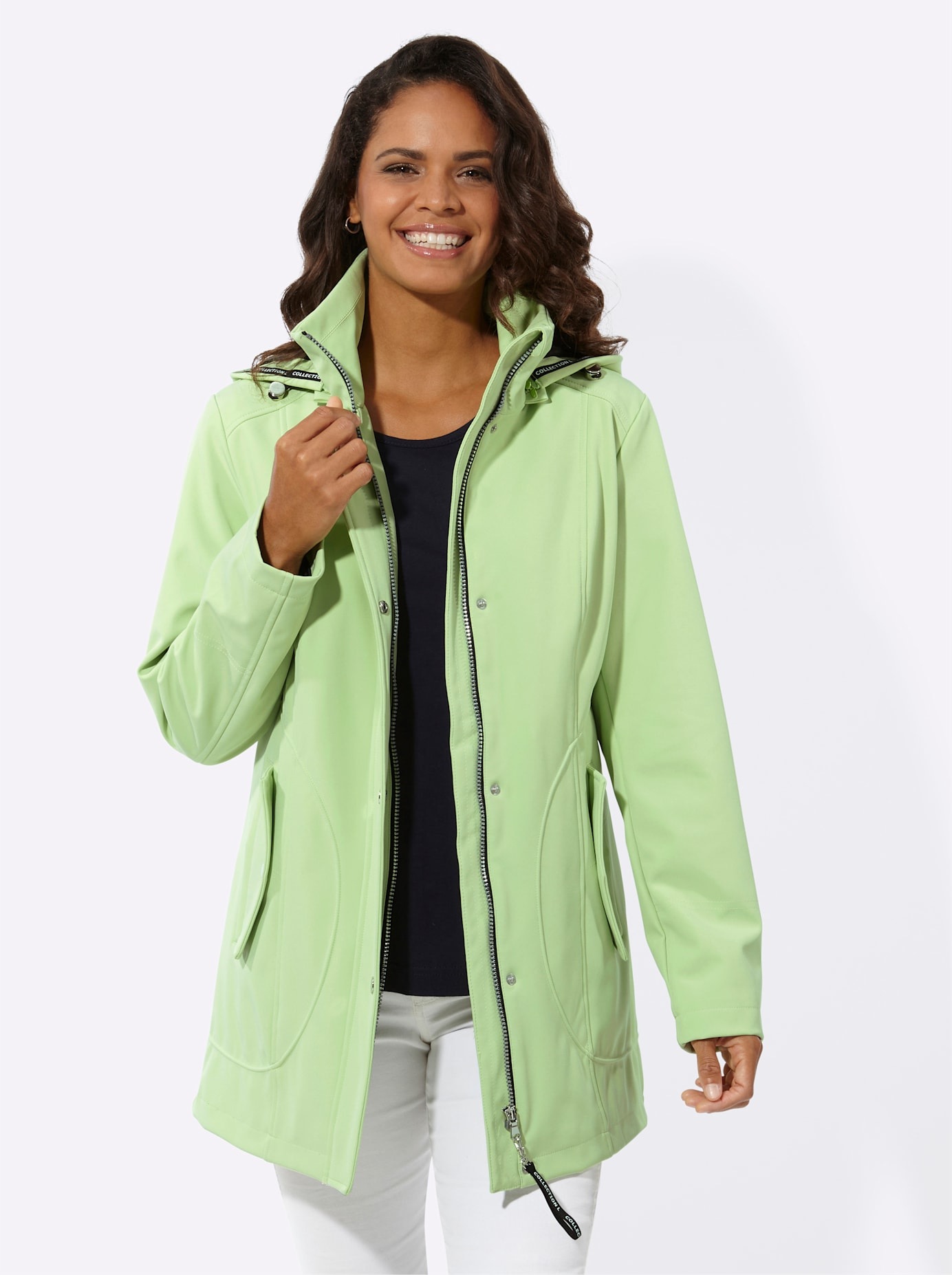 Casual Looks Softshelljacke, mit Kapuze