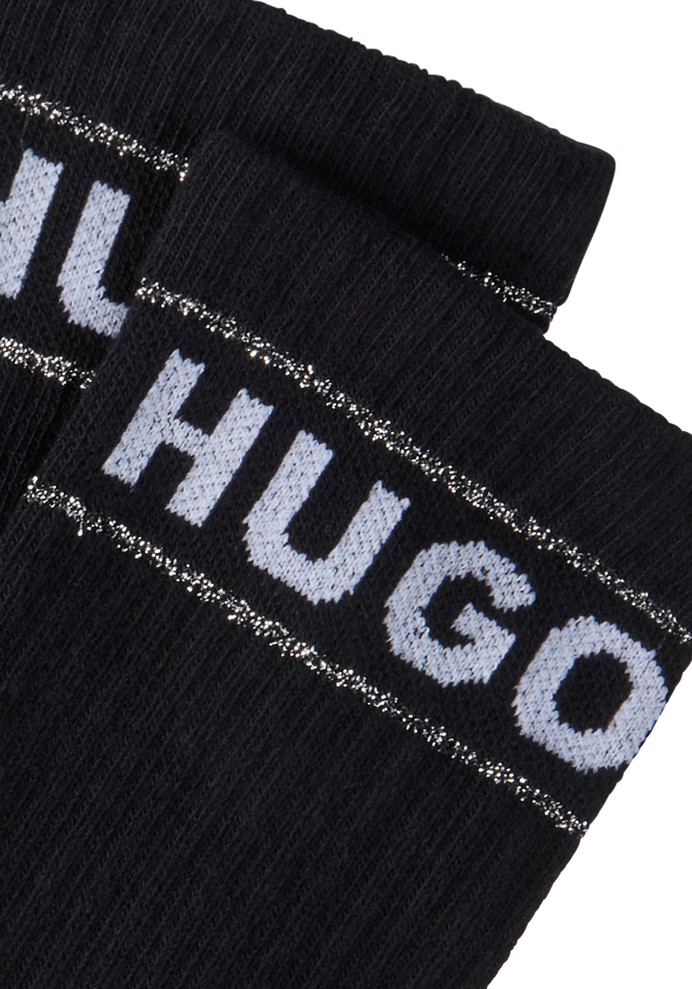 HUGO Underwear Freizeitsocken »3P QS GIFT LOGO C«, (3), mit Label
