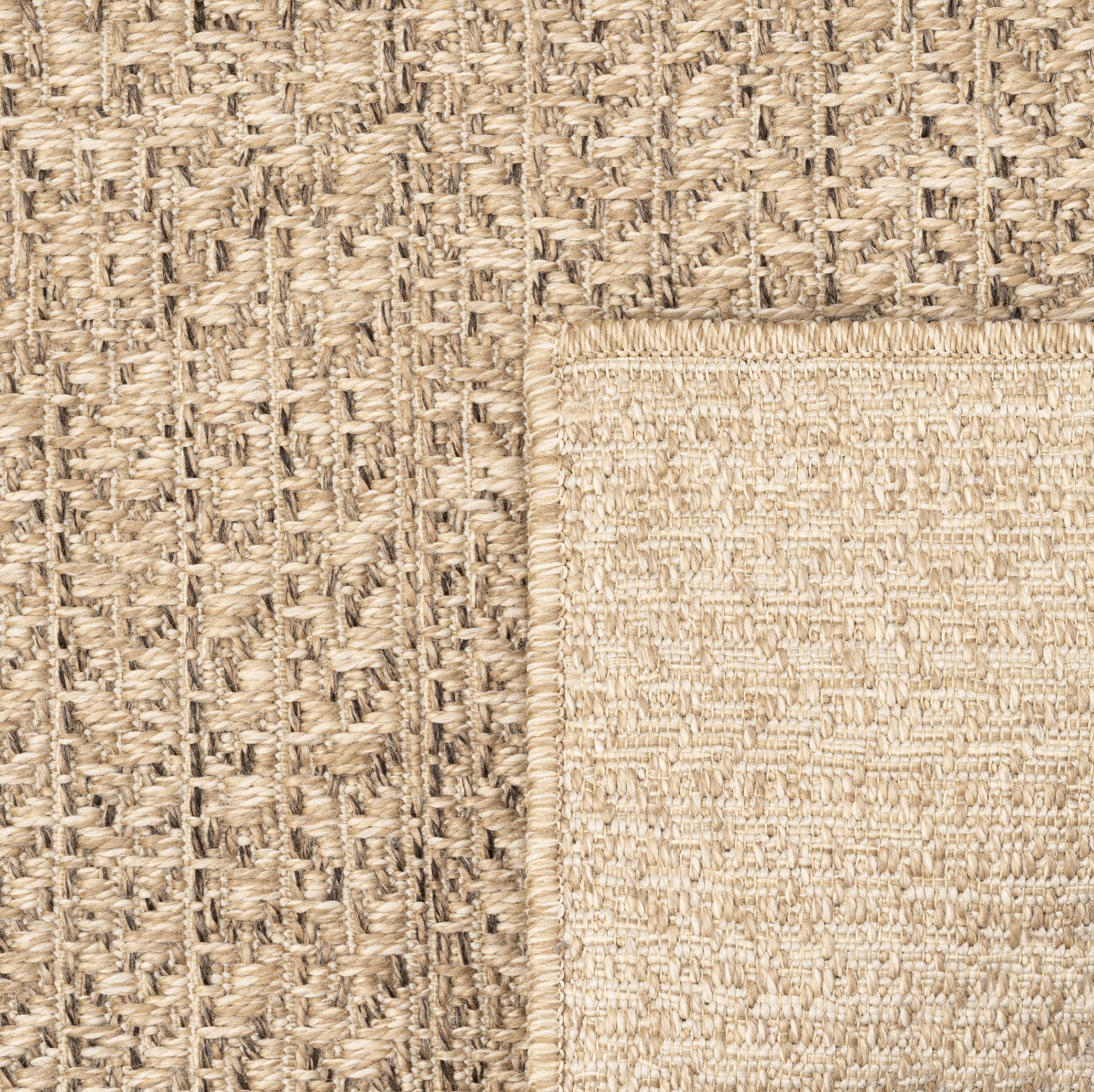 merinos Teppich »Kenzy 7« rechteckig 10 mm Höhe robuster In- und Outdoor Teppich im natürlichen Jute-Look, wetterfest