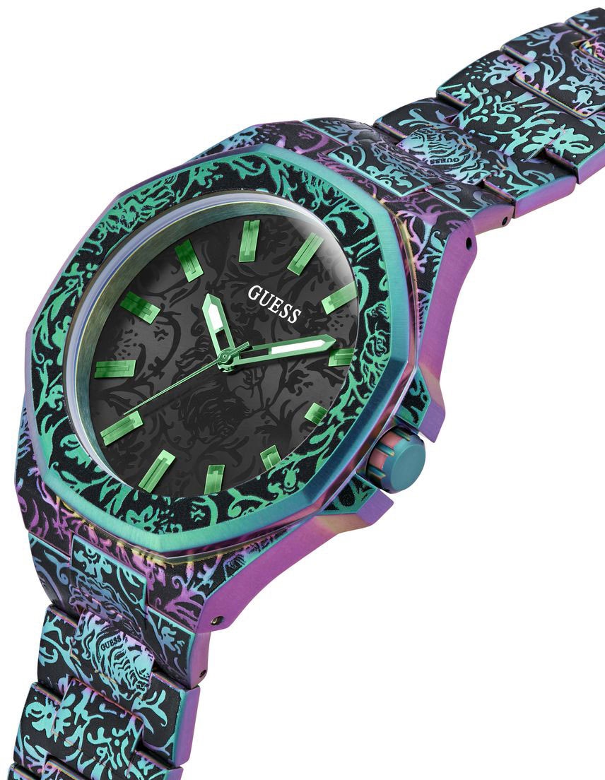 Guess Quarzuhr »ROAR«, Armbanduhr, Herrenuhr