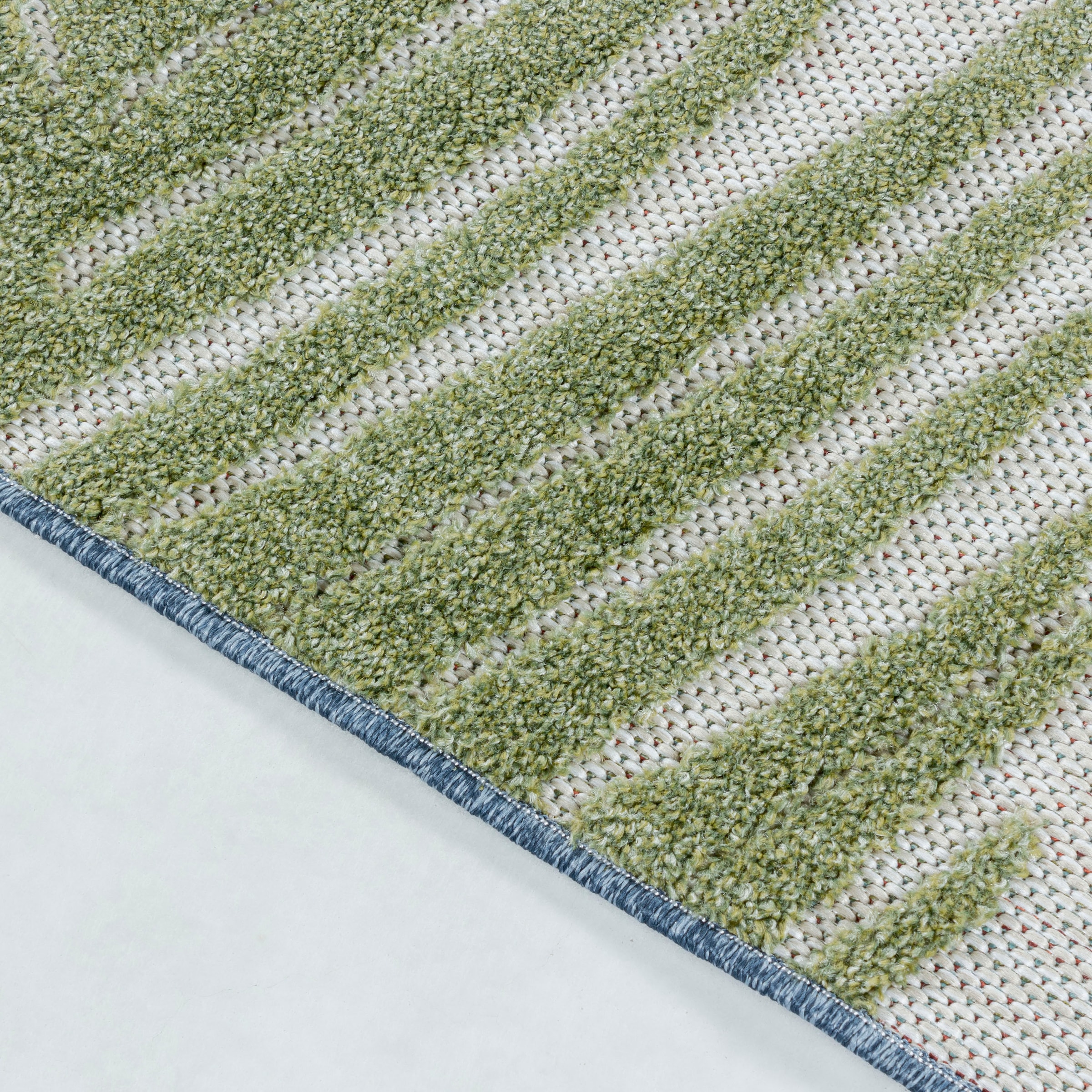 Ayyildiz Teppiche Outdoorteppich »BAHAMA 5155« rechteckig 8 mm Höhe Läufer, Flachflor mit Hoch-Tief-Struktur, In-und Outdoor geeignet