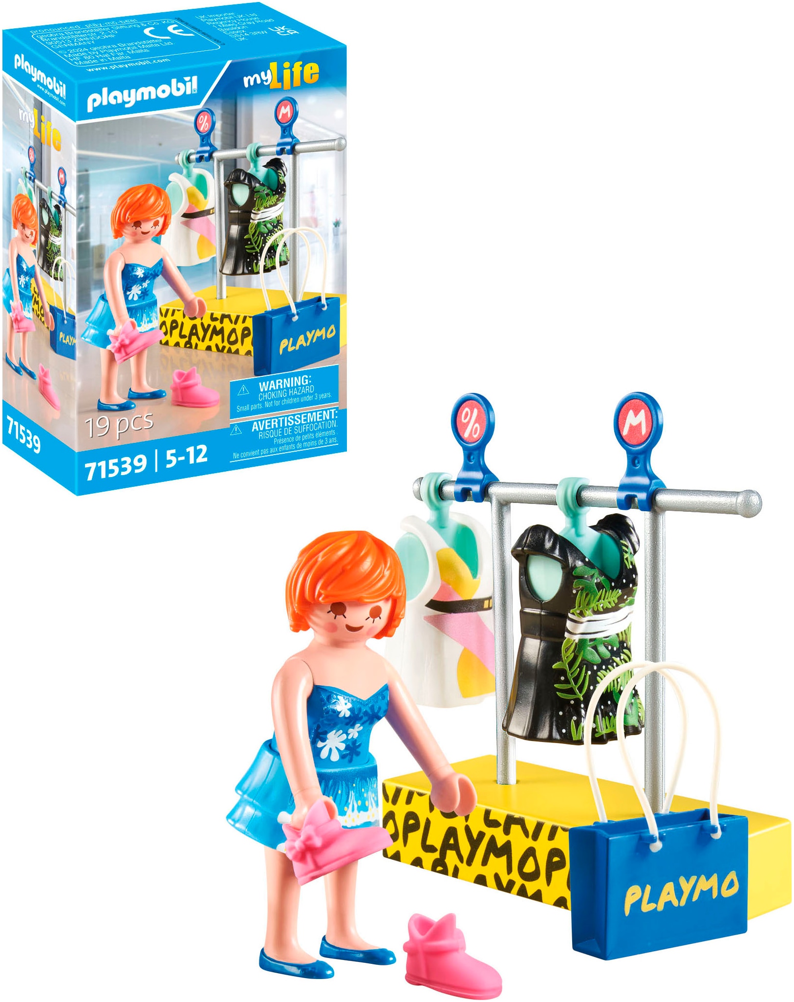 Playmobil® Konstruktions-Spielset »Kleidershopping (71539), My Life« Made in Europe