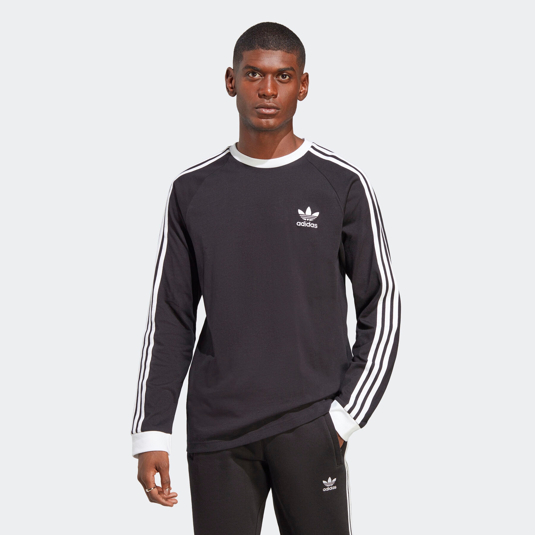 adidas Originals Langarmshirt »3-STRIPES LS T«