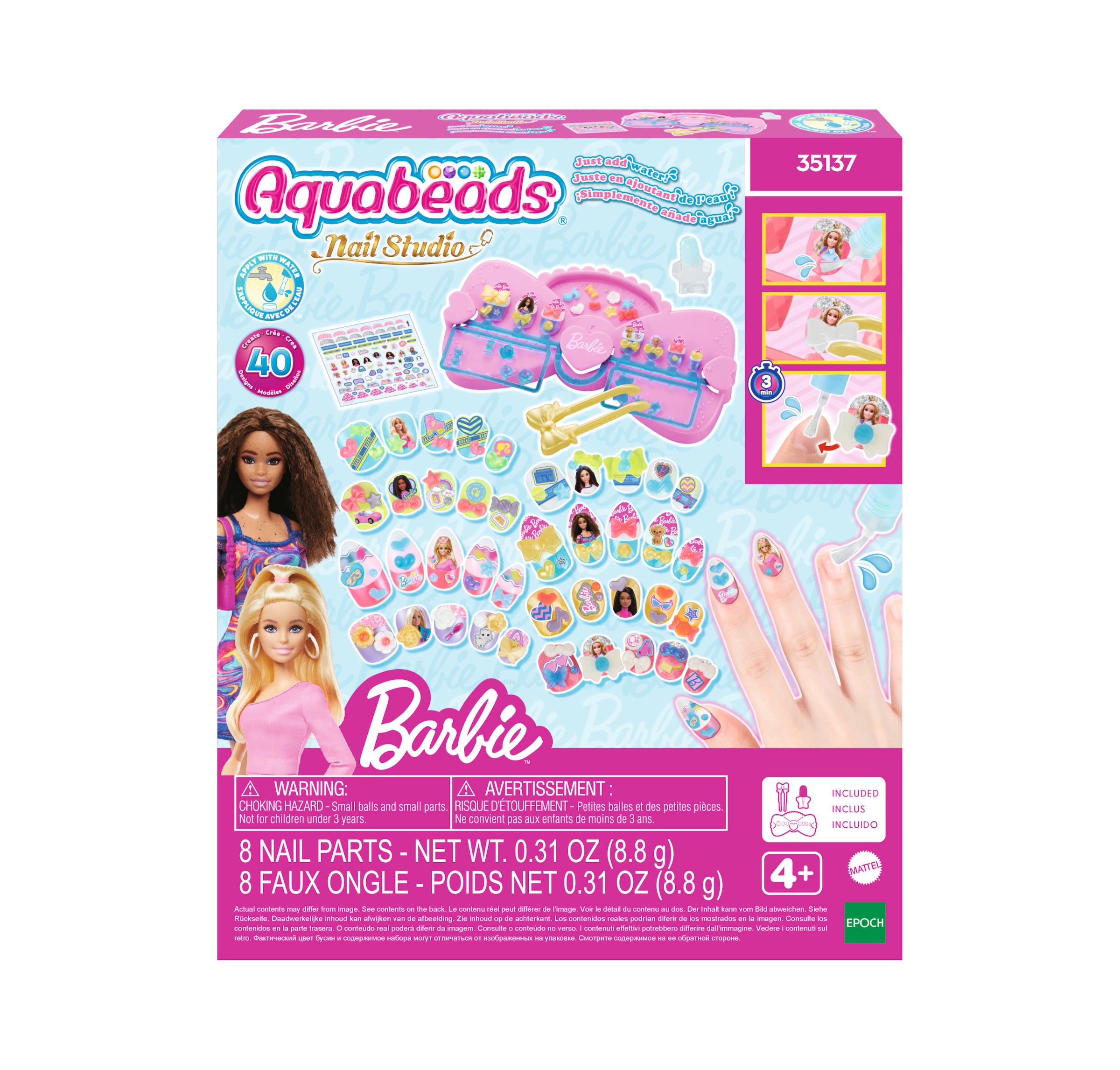 Aquabeads Kreativset »Barbie Nagelstudio«