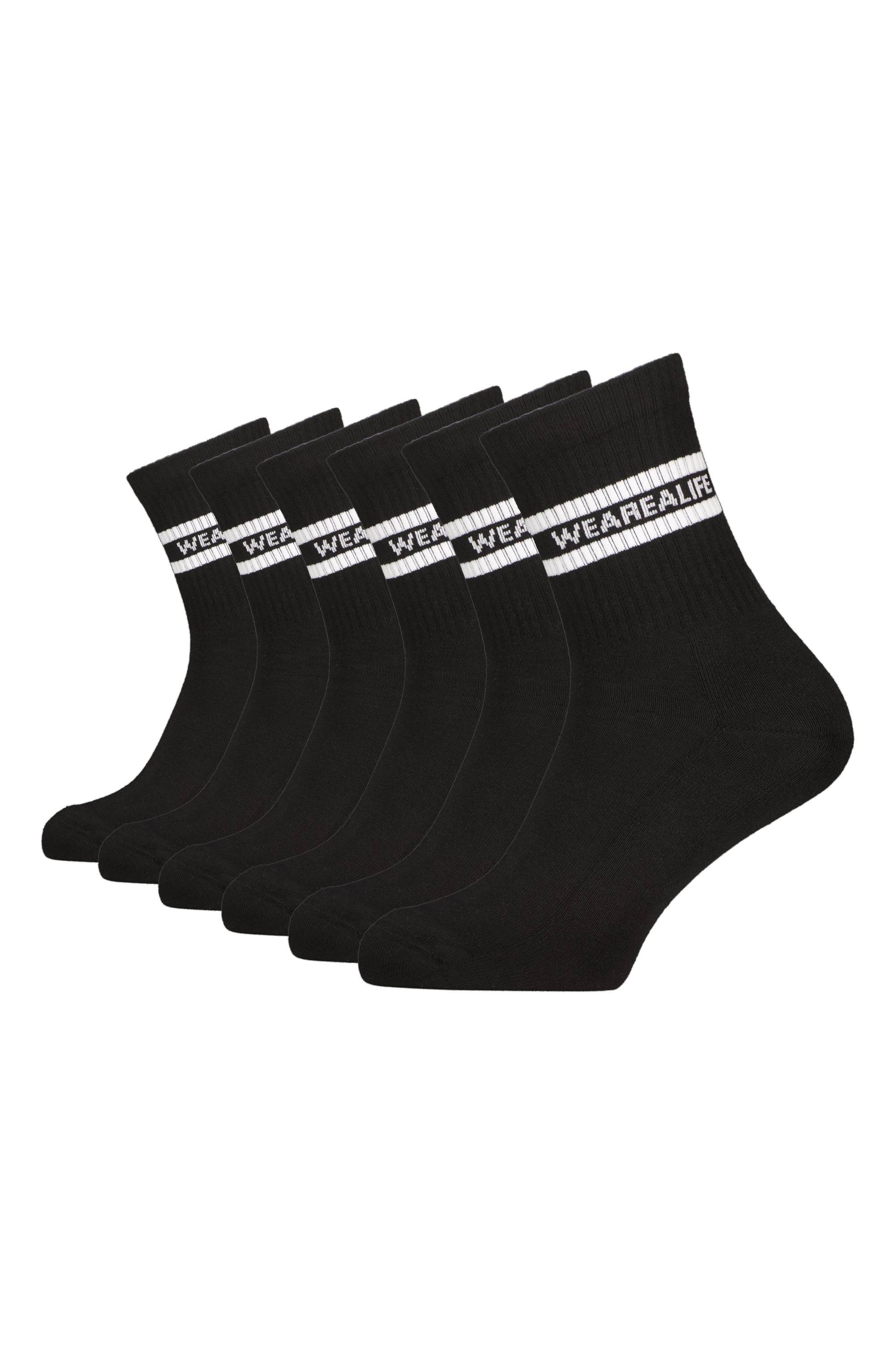 Alife & Kickin Tennissocken sportliche Tennissocken mit Streifen, aus Baumwolle mit weichem Bund