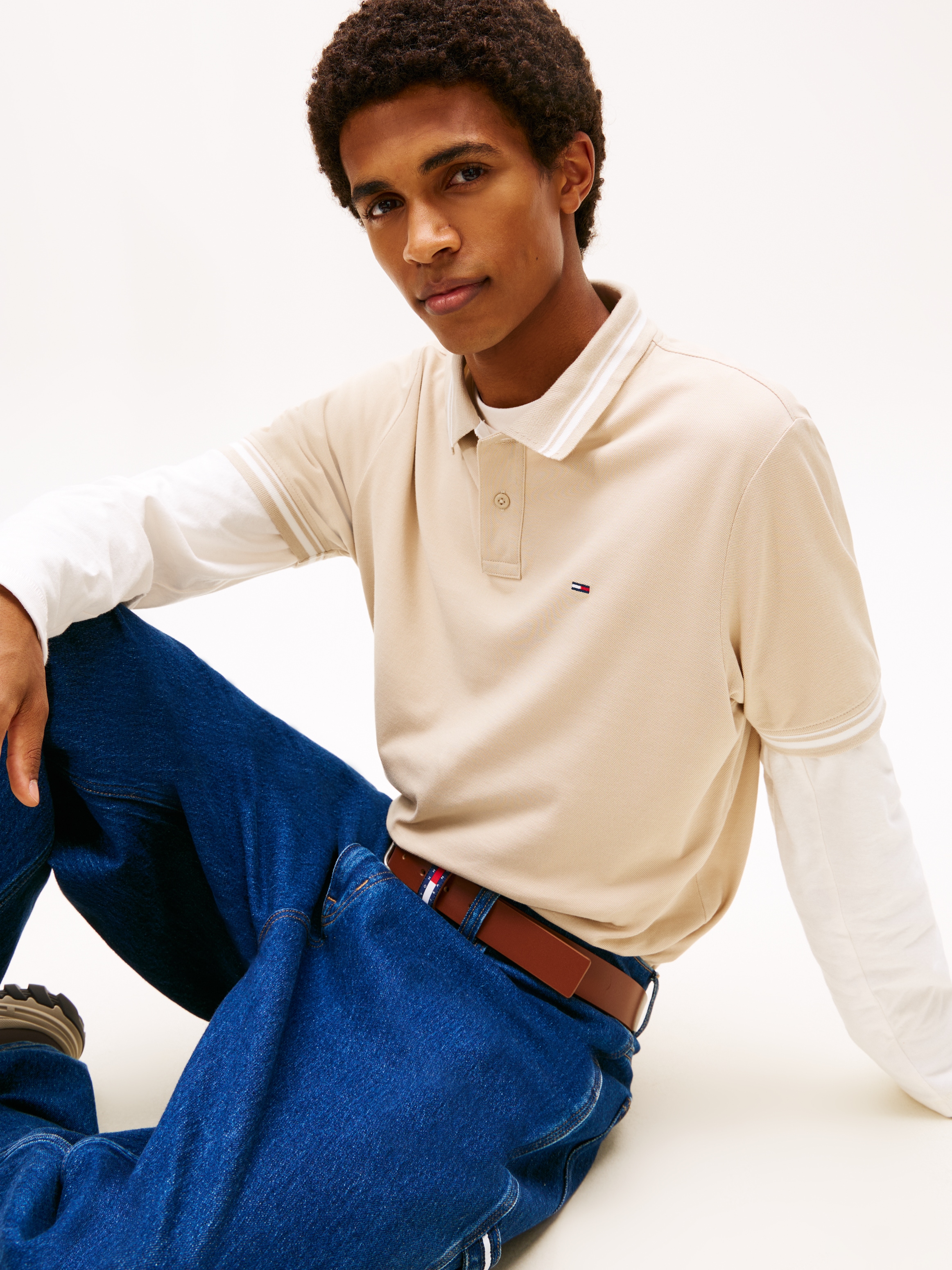 Tommy Jeans Poloshirt »TJM REG TIPPED POLO EXT« Mit Rundhalsausschnitt