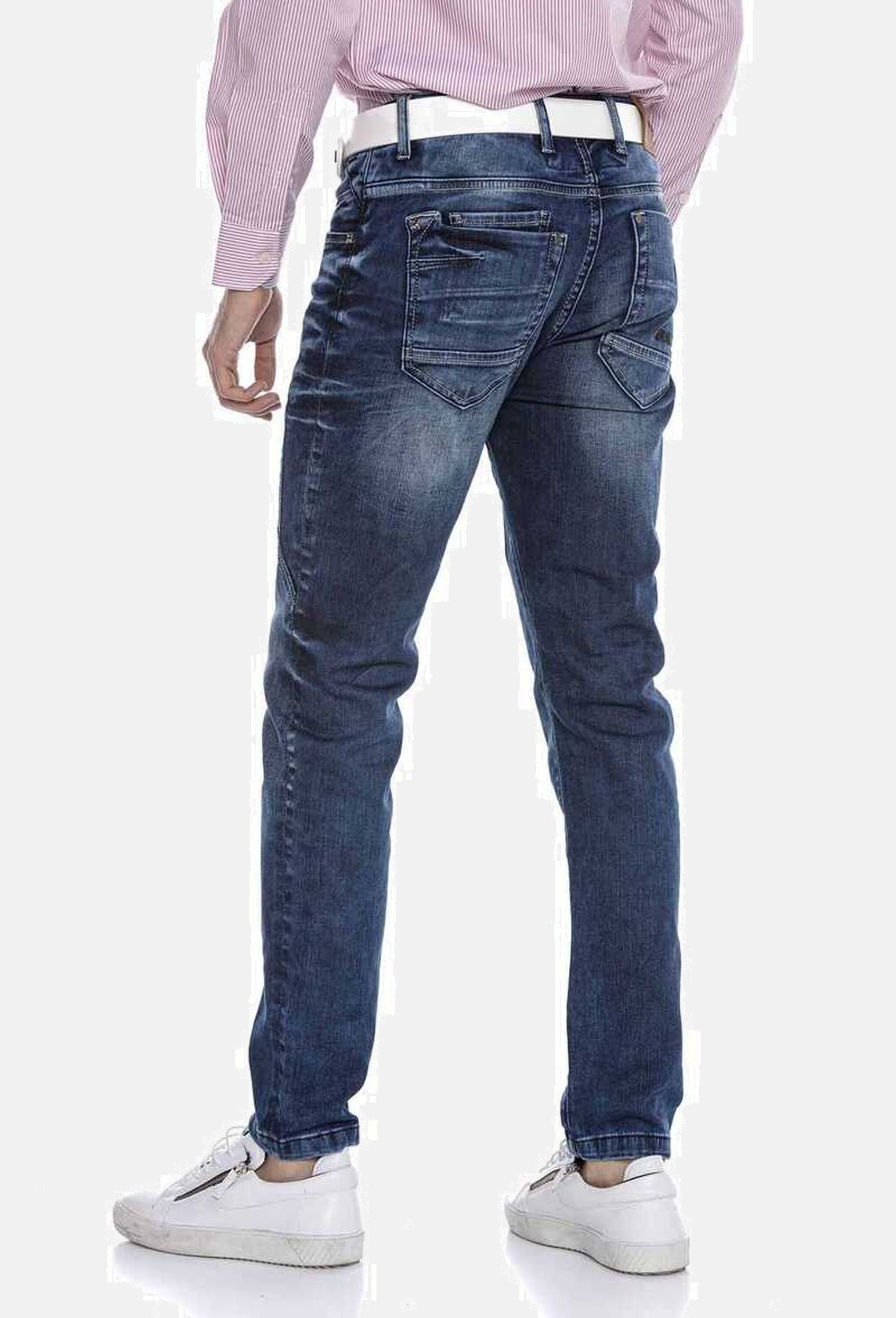 Cipo & Baxx 5-Pocket-Jeans »Cipo & Baxx Jeans« mit modischen Ziernähten, CD676
