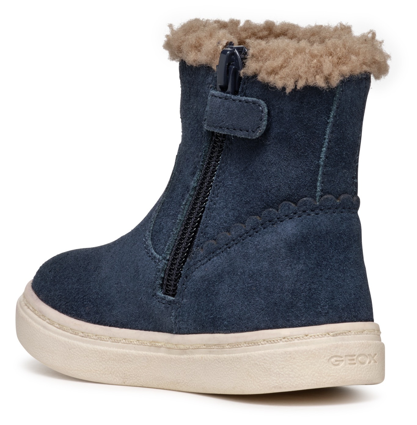 Geox Winterboots »B NASHIK GIRL A«, Klettstiefel, Babystiefel Winterstiefel mit süßem Patch
