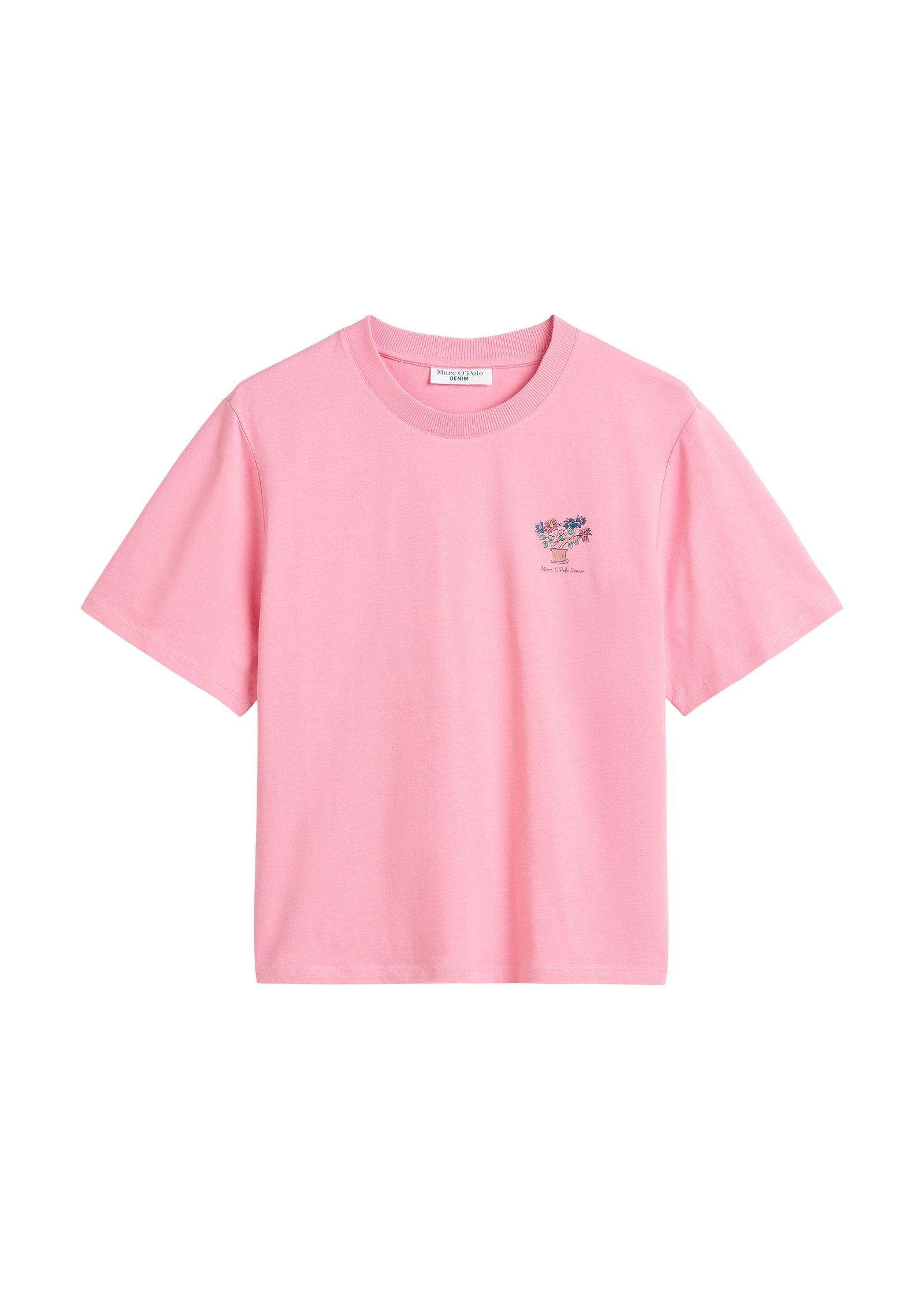 Marc O'Polo DENIM T-Shirt, modischer Print auf der Brust