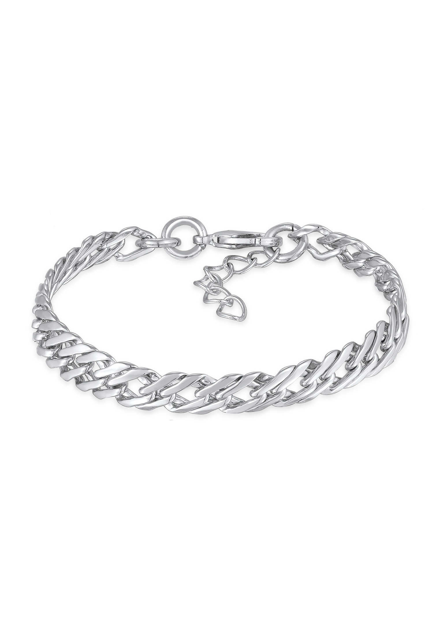 Elli Armkette »Armband Panzerkette Gliederarmband goldfarben für Damen«