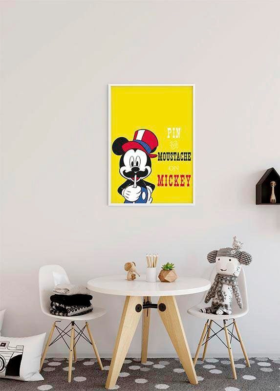 Komar Poster »Mickey Mouse 3 St.), mit (1 Kinderzimmer, Moustache«, kaufen | online Garantie Wohnzimmer Jahren Schlafzimmer, XXL Disney
