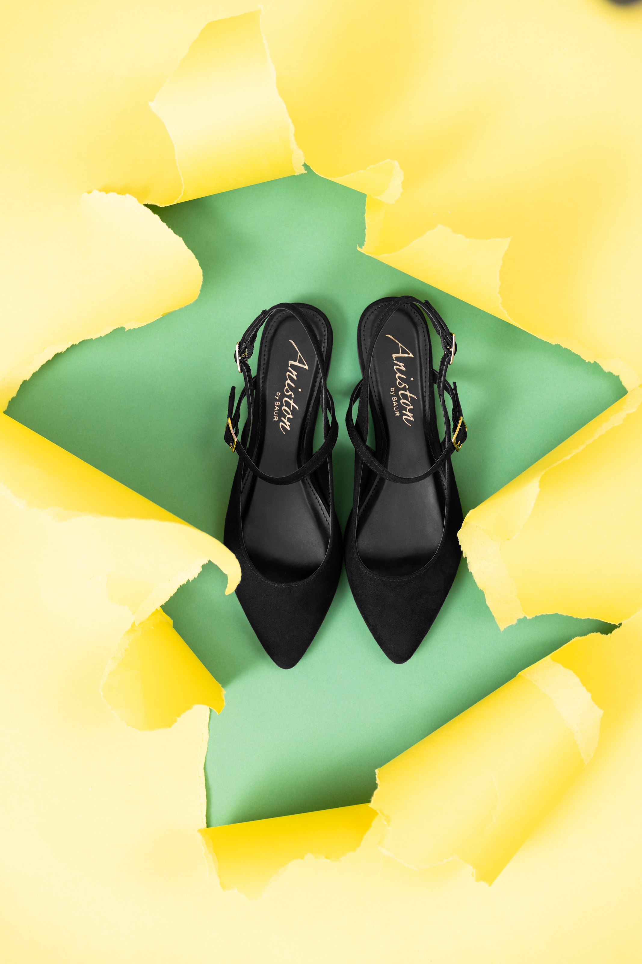 Aniston SHOES Slingpumps, Flat, Sommerschuh, Riemchensandale - neue KOLLEKTION