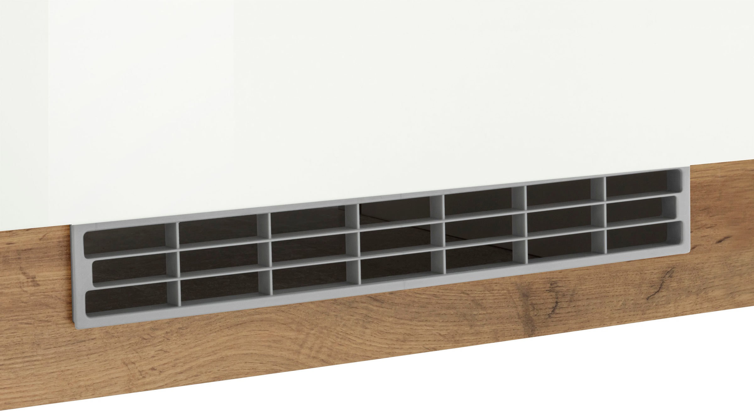 KOCHSTATION Küchenzeile »KS-Brindisi Breite 270 cm« wahlweise mit E-Geräten und Induktion, mit MDF-Fronten und Regal