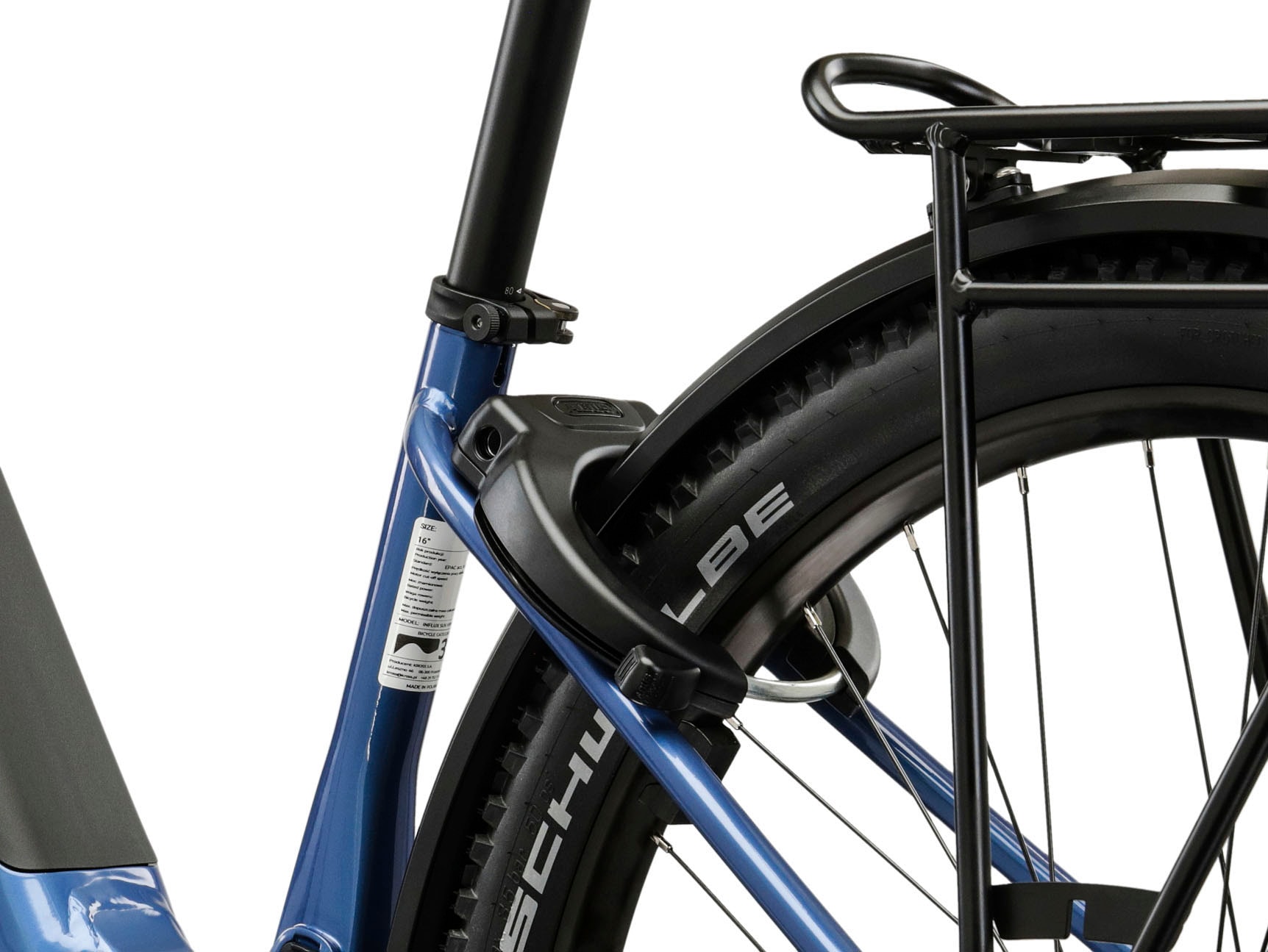 Kross »Influx Hybrid SUV 2.0 16,7Ah / 600 Wh 29 Zoll blau 9 Gänge 2026« 9 Gang Shimano CUES U4000 Schaltwerk Kettenschaltung Mittelmotor 250 W