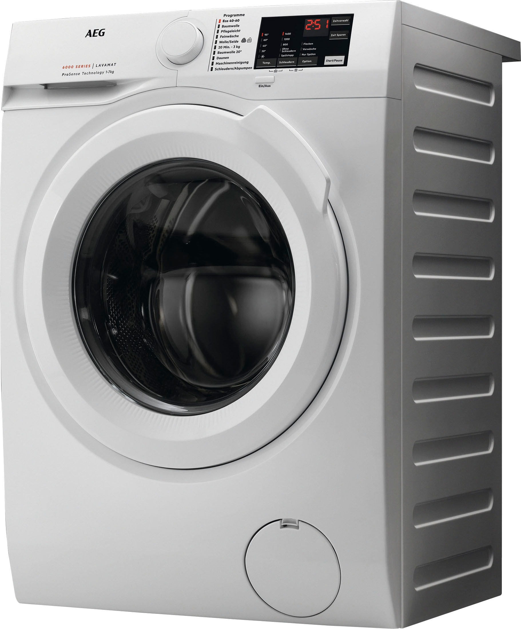AEG Waschmaschine, L6FBA50490, 9 kg, Dampf Hygiene-/ Garantie 1400 U/min, Anti-Allergie mit Programm 3 Jahren XXL mit