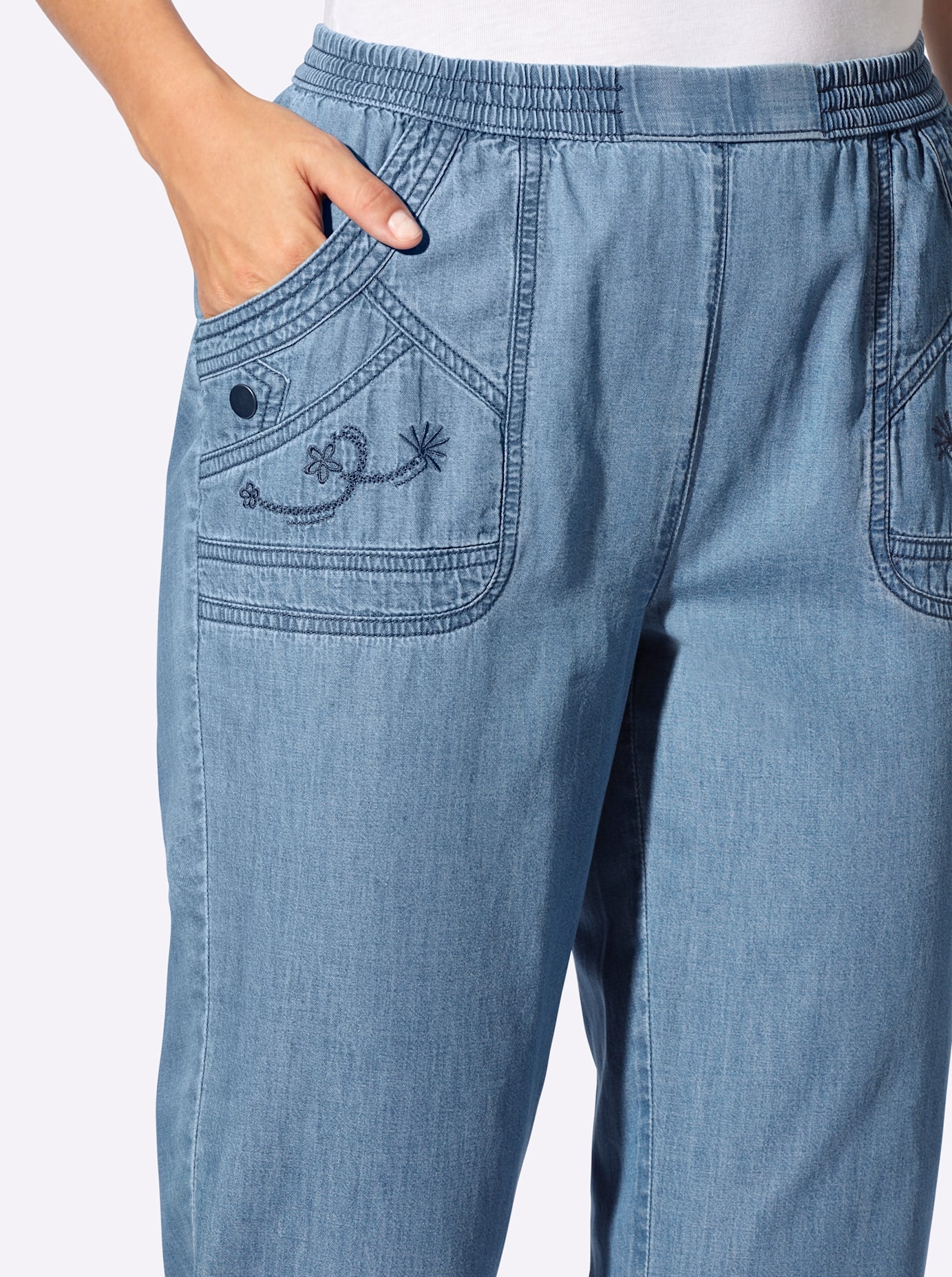 Classic Basics Caprijeans 2 tlg.