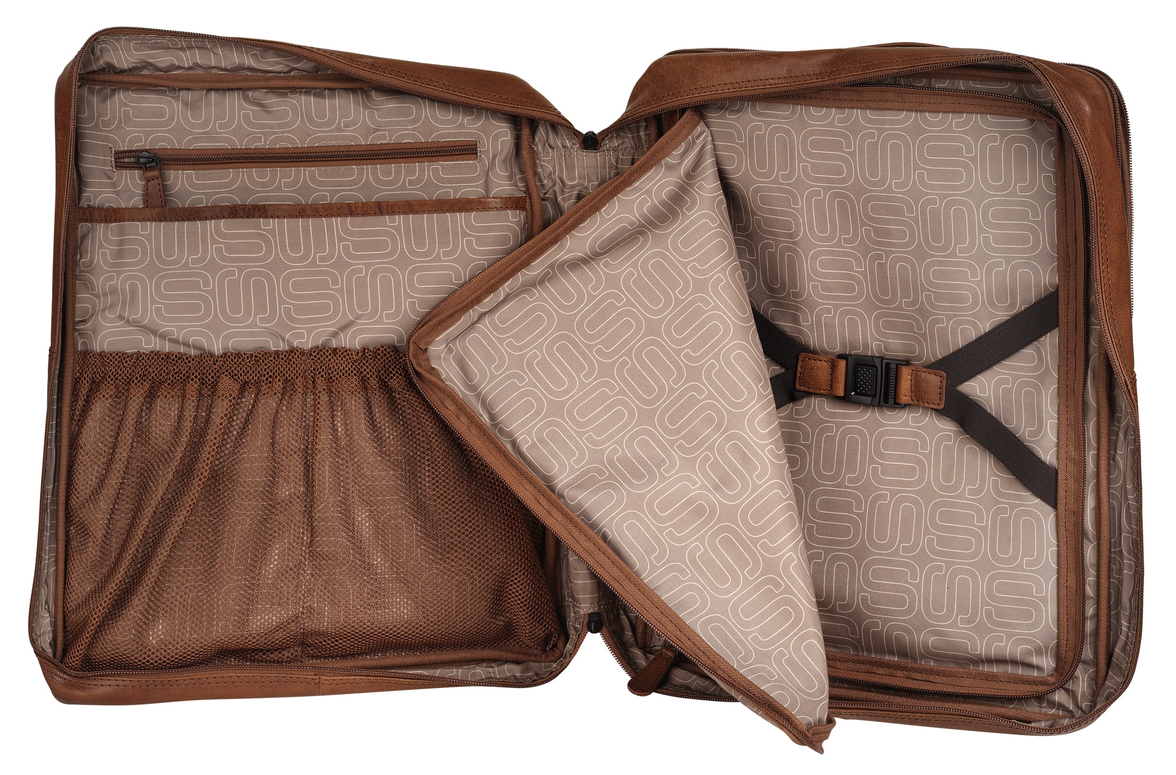 Spikes & Sparrow Laptoprucksack, echt Leder