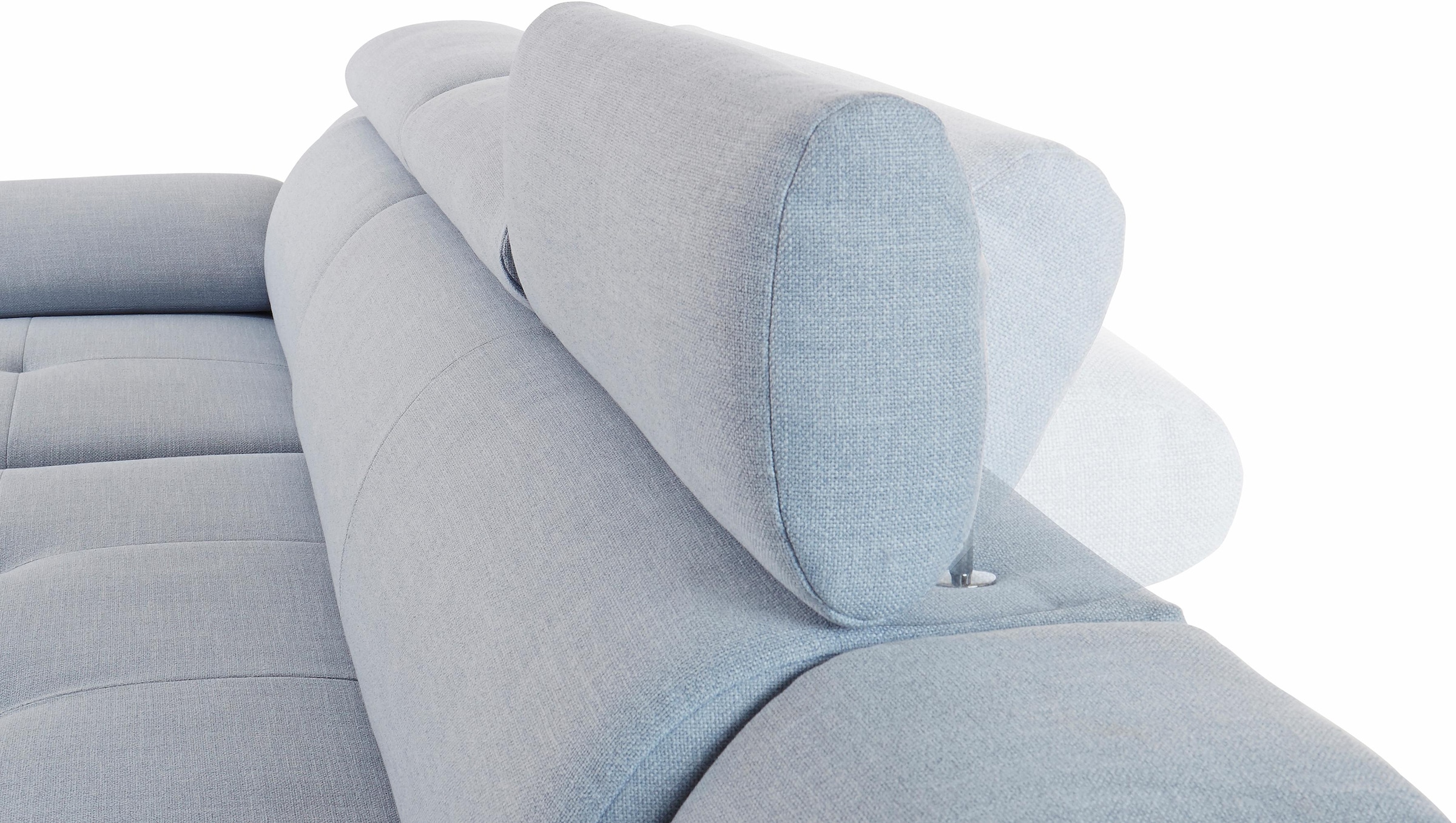 sit&more Ecksofa »Andiamo L-Form«, wahlweise mit Bettfunktion, inklusive Kopfteilverstellung