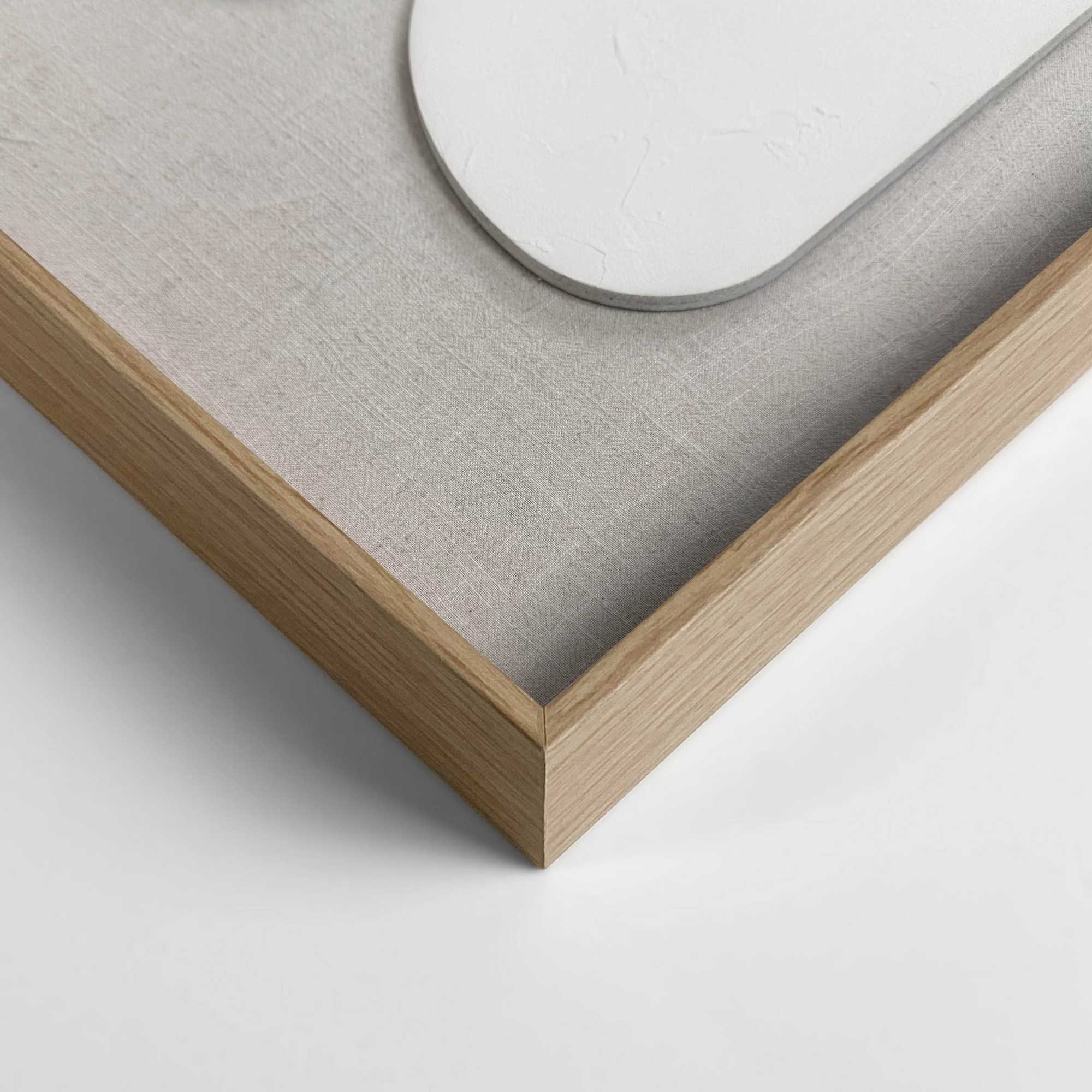 Reinders! Wandbild »Organic Blocks« Wohnzimmer - Beige - MDF - Abstrakt - 50x70 cm