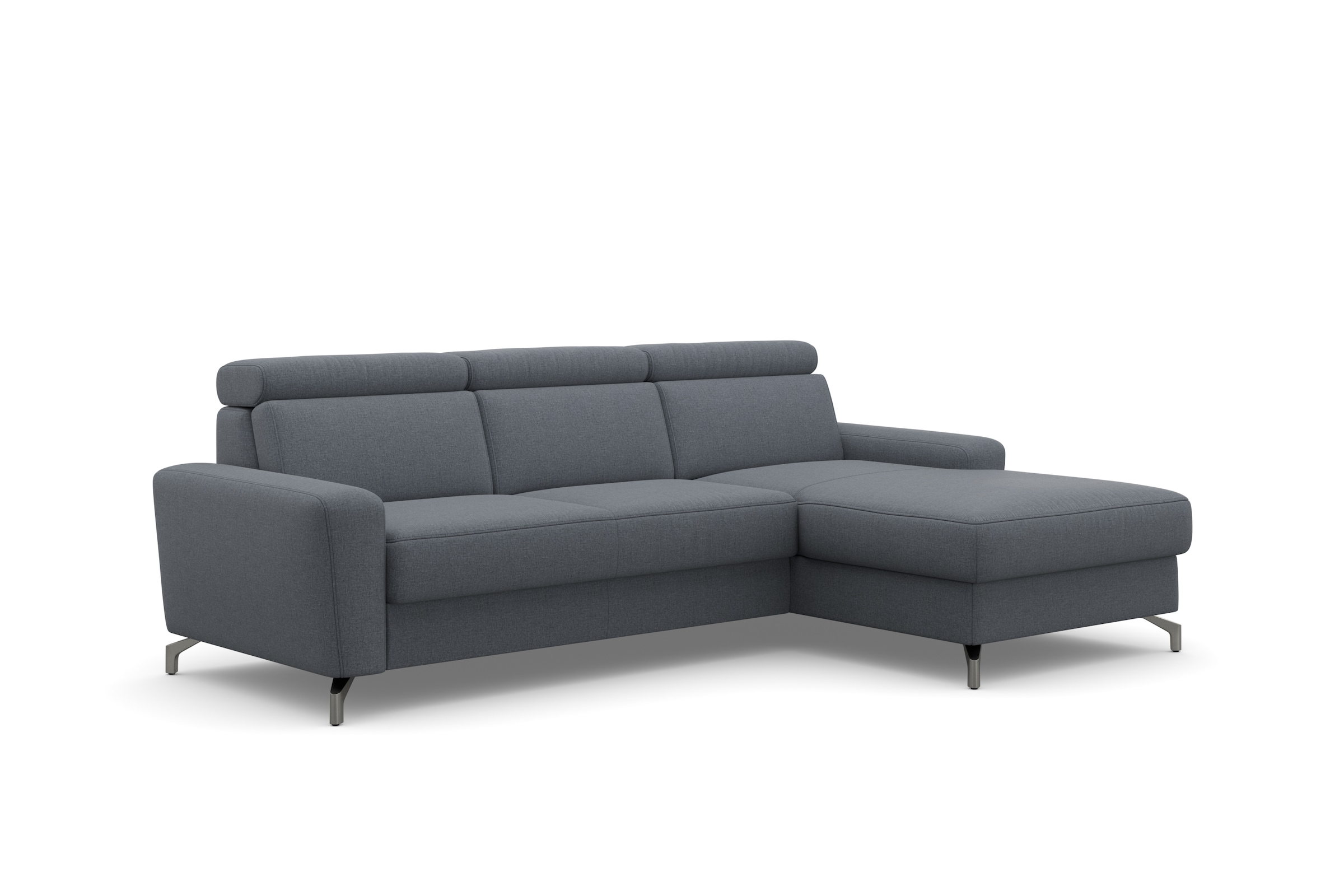 sit&more Ecksofa »Scarlett L-Form«, inklusive Kopfteilverstellung, wahlweise mit Bettfunktion, Bettkasten