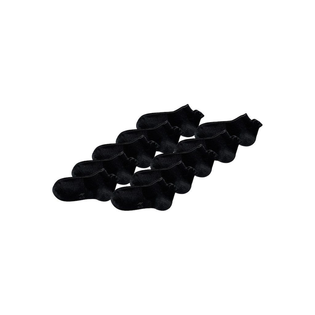 KangaROOS Sneakersocken, (Set, 10 Paar), mit erhöhtem Bündchen