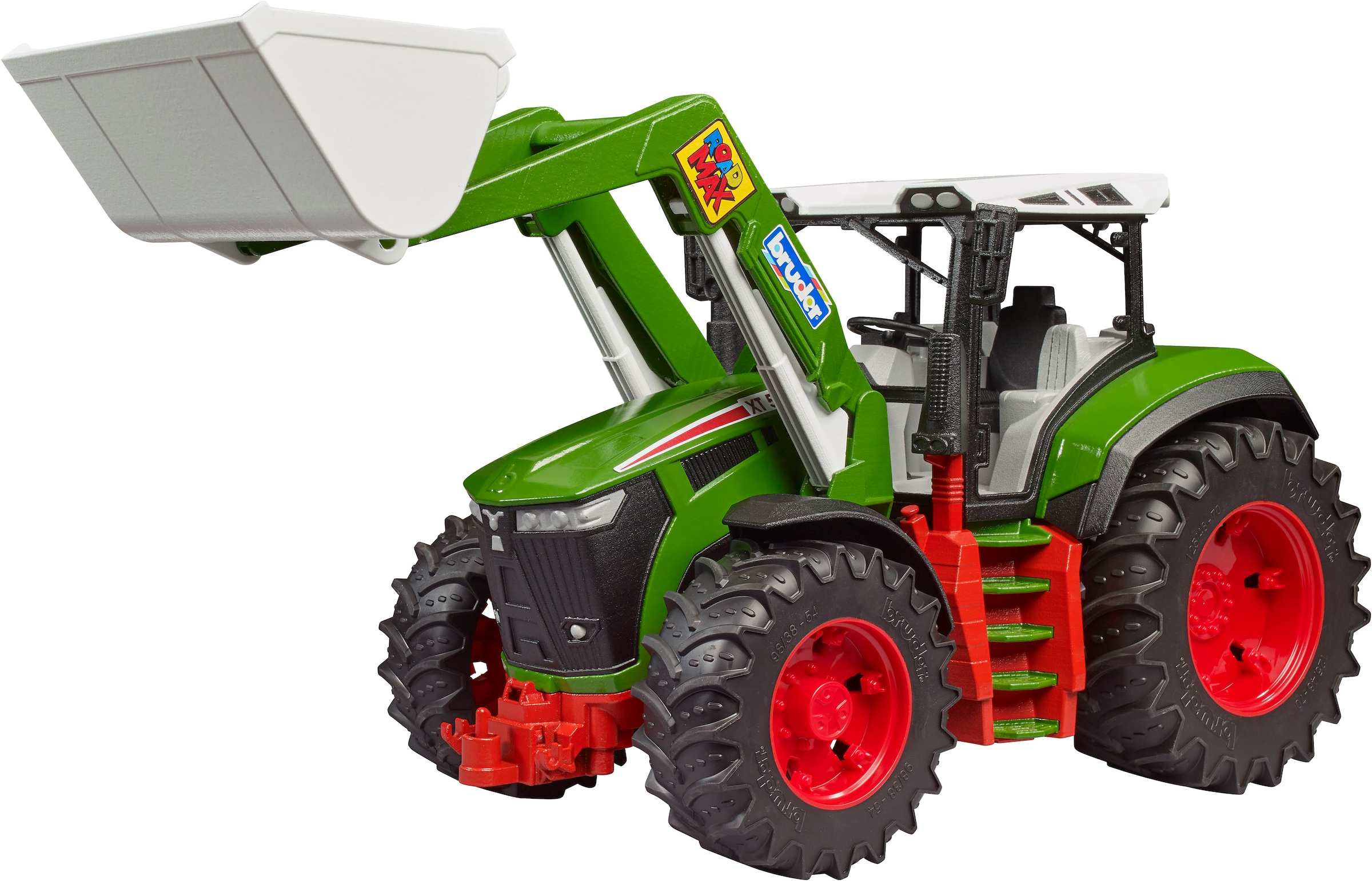 Bruder® Spielzeug-Traktor »Roadmax Traktor mit Frontlader und Kippanhänger (03452)« Made in Europe