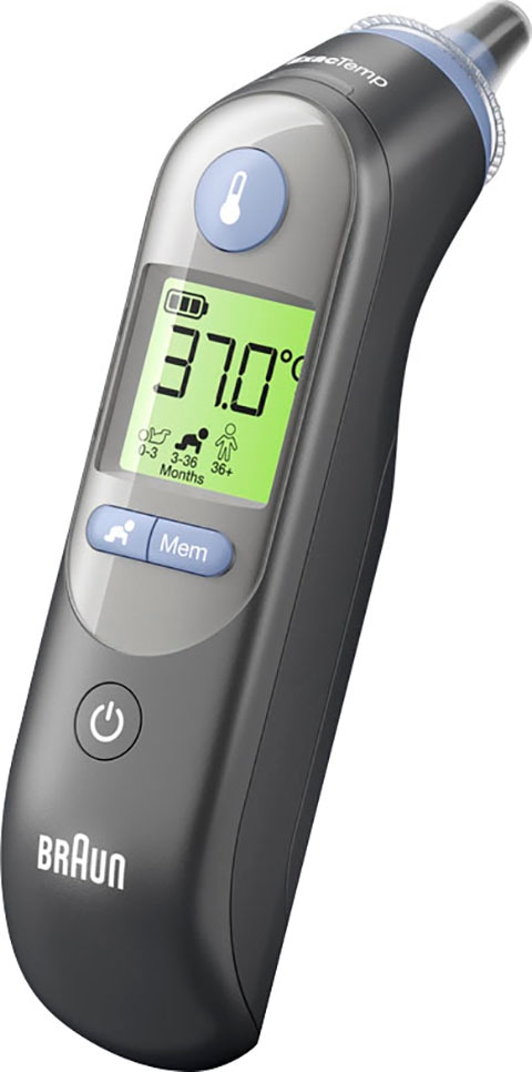 Braun Fieberthermometer »ThermoScan® 7 Ohrthermometer mit Age Precision® -  IRT6520B«, Für alle Altersgruppen geeignet, einschließlich Neugeborener mit  3 Jahren XXL Garantie